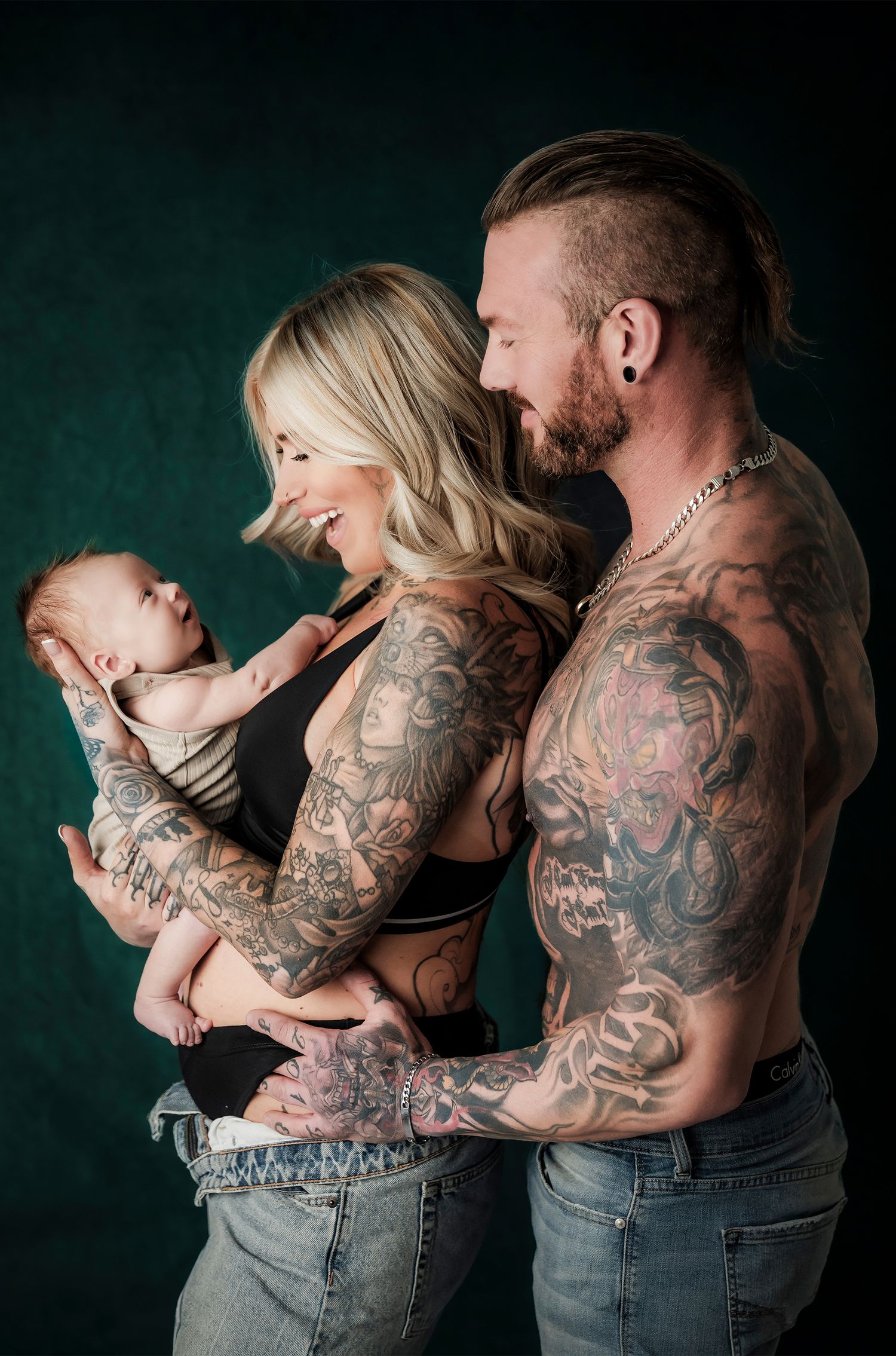 newborn family photo