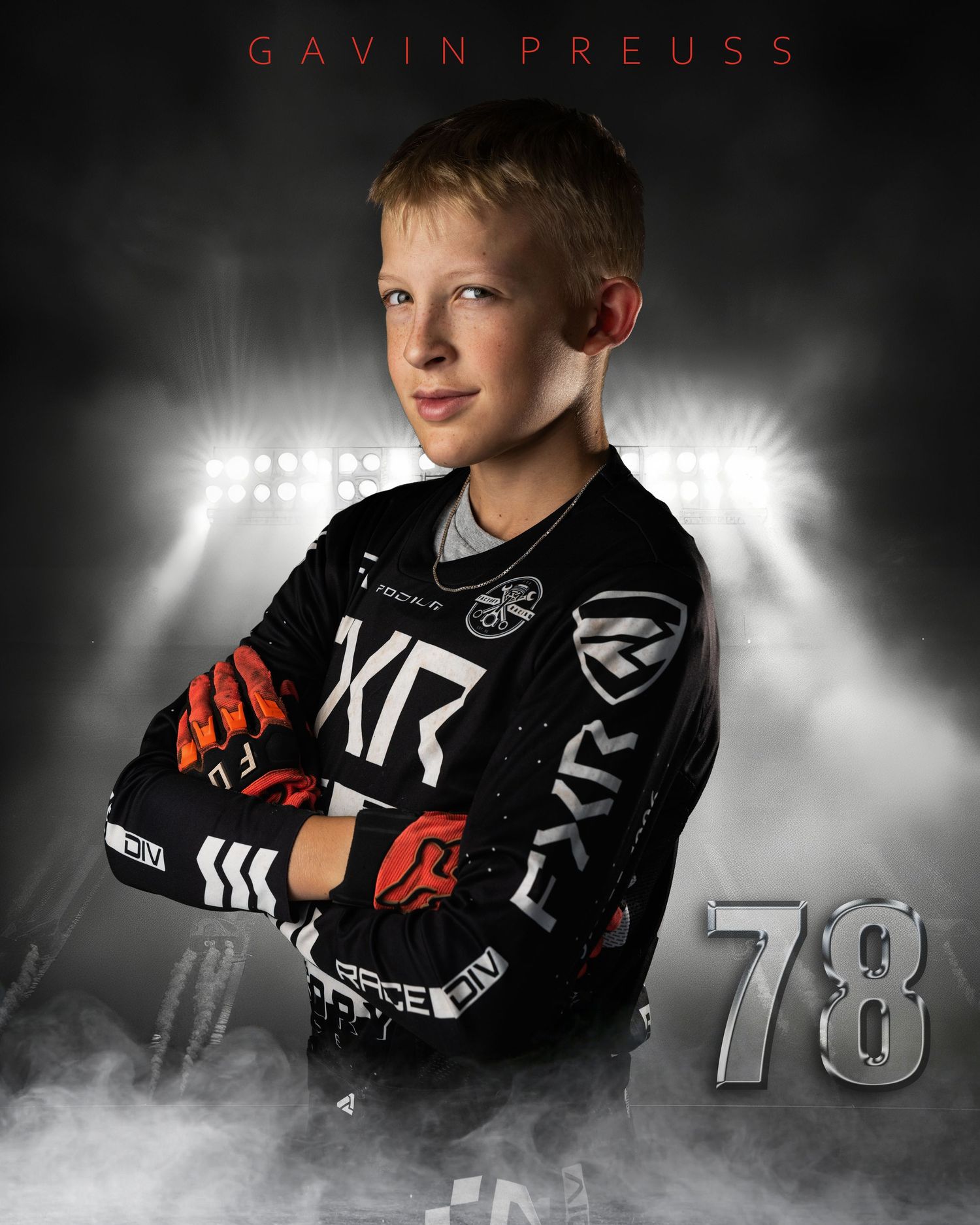 motocross portrait