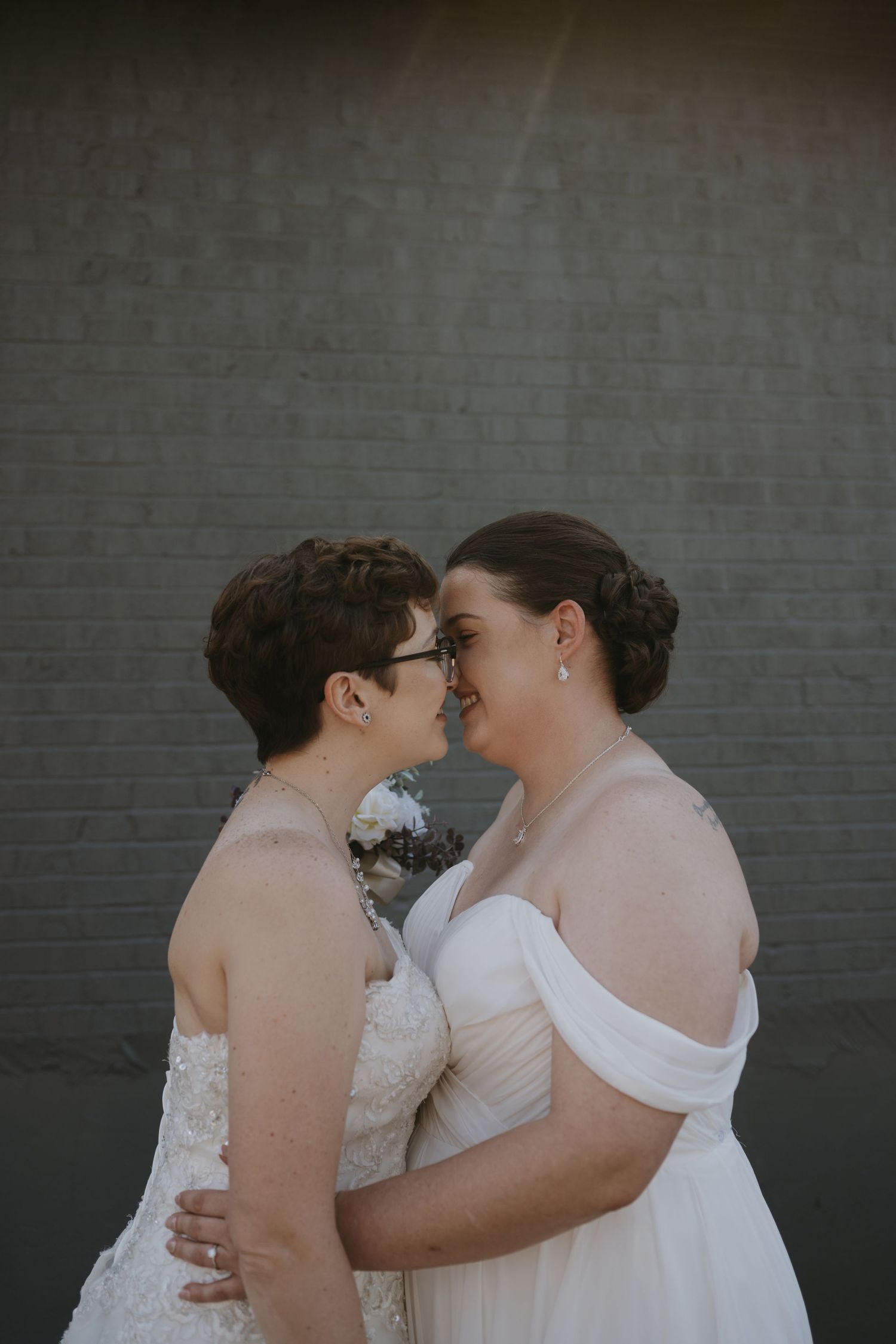 A Cleveland wedding with Makayla and Heather during their bridal portraits.