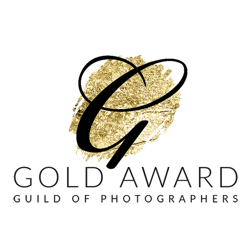 gold award badge from the Guild of Photographers