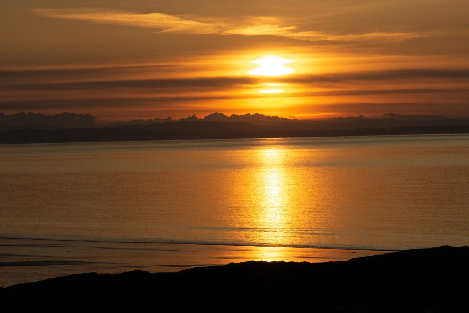 Gullane Beach Sunset 2025