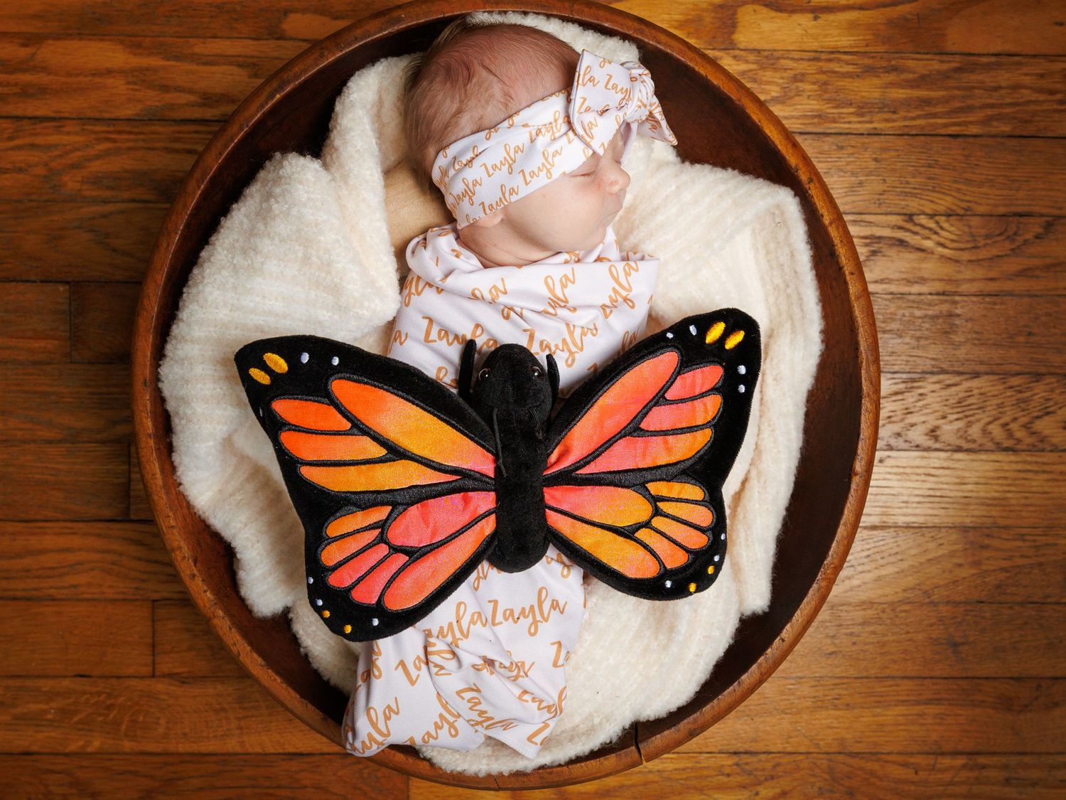 Newborn photo in studio