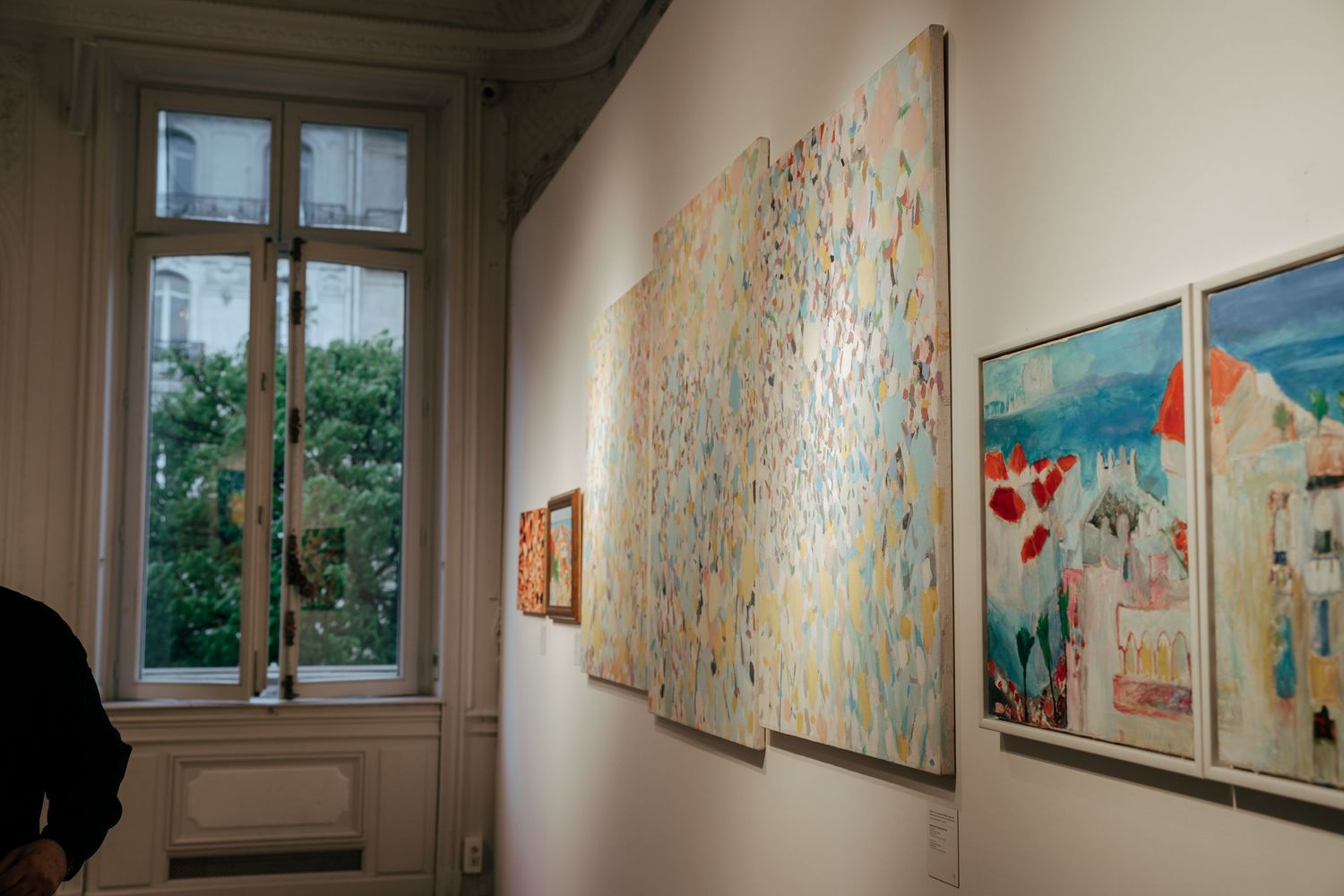 Intérieur d'une galerie d'art