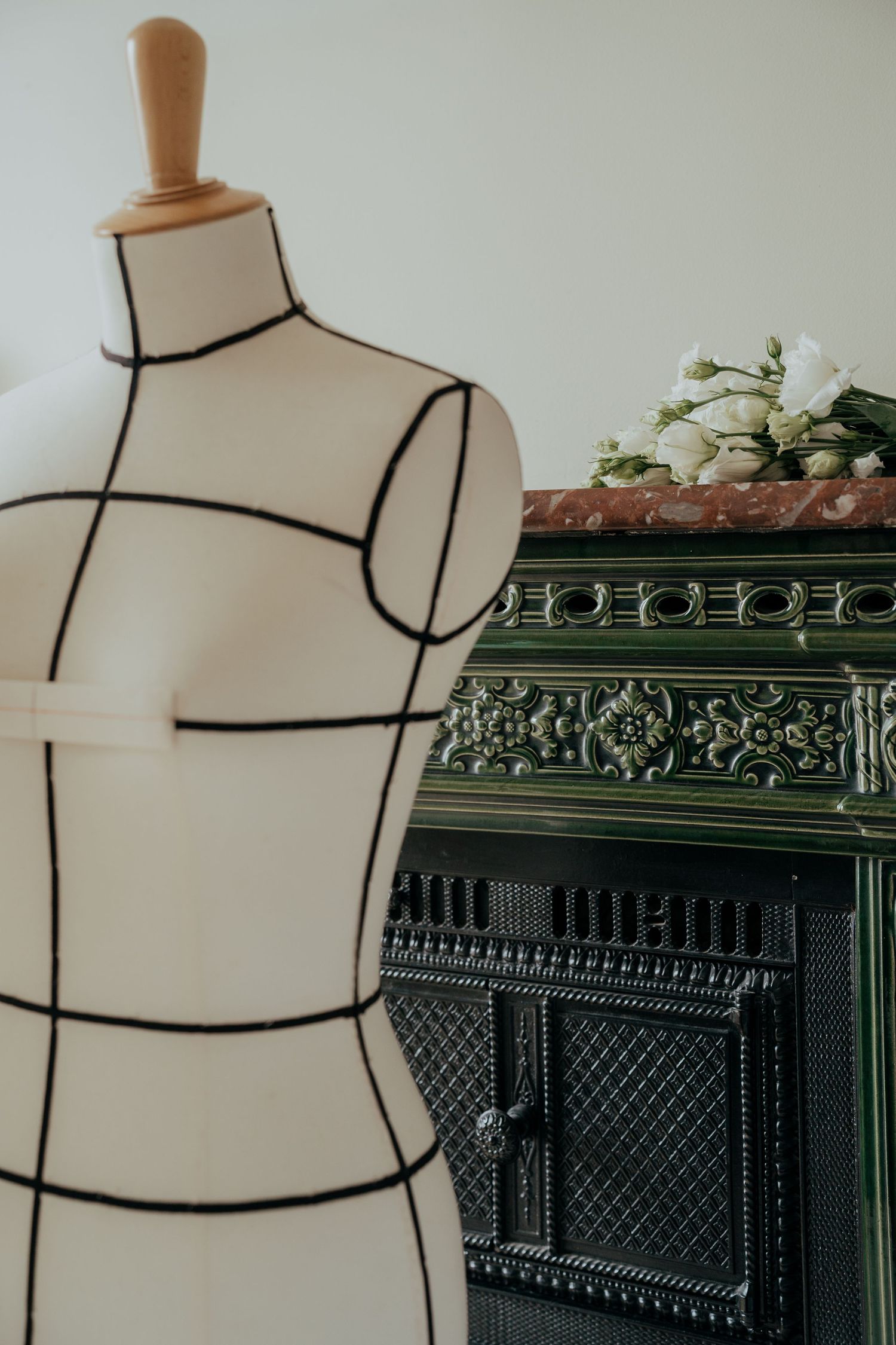 Mannequin de couturière, préparatifs de mariage