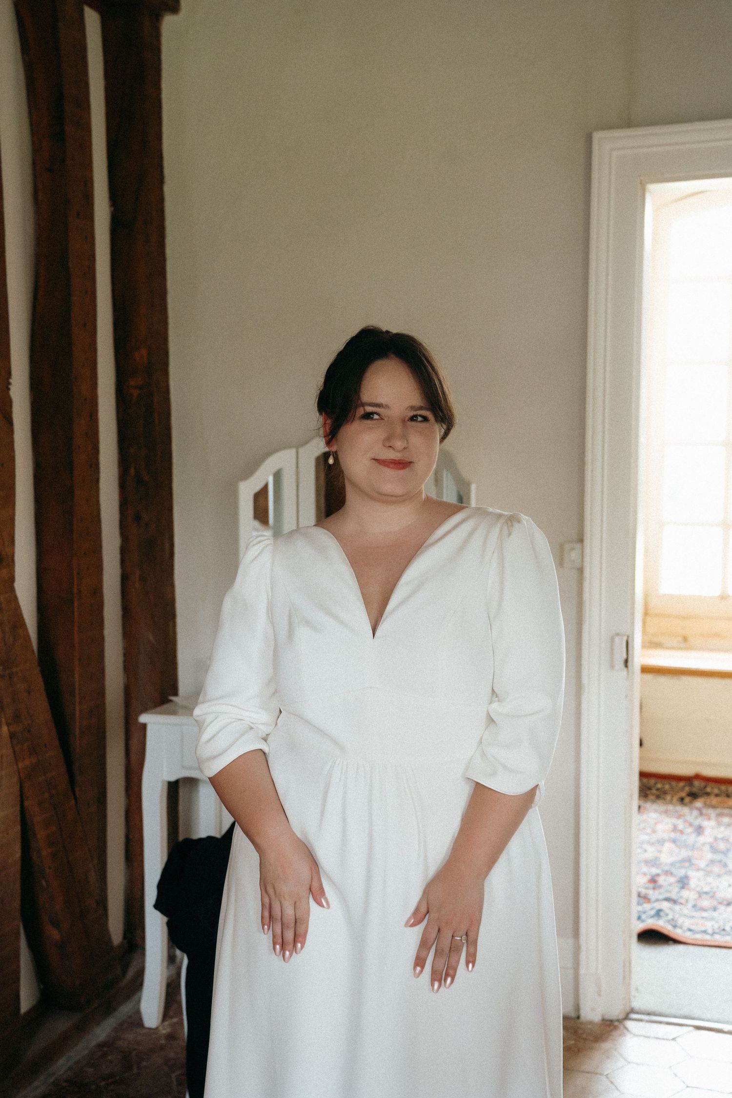 Mariée prête, avant la cérémonie