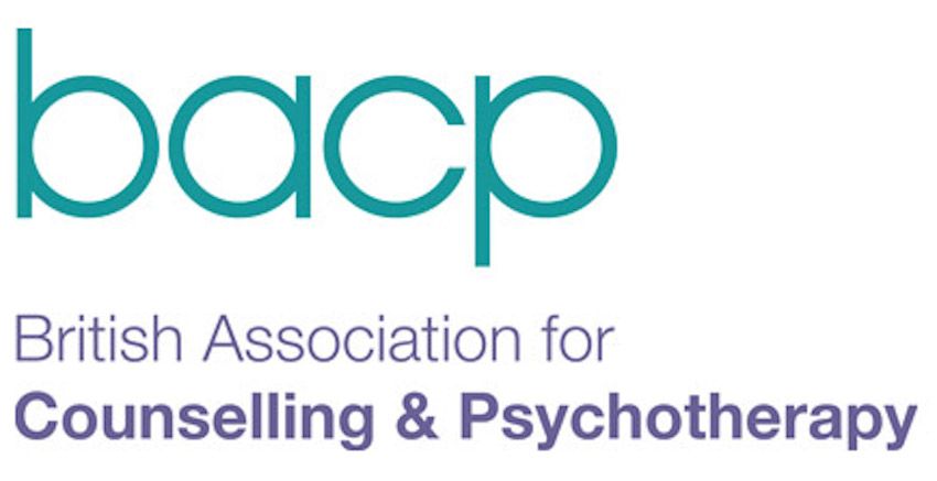 BACP logo showing the British Association for Counselling and Psychotherapy in teal lettering.