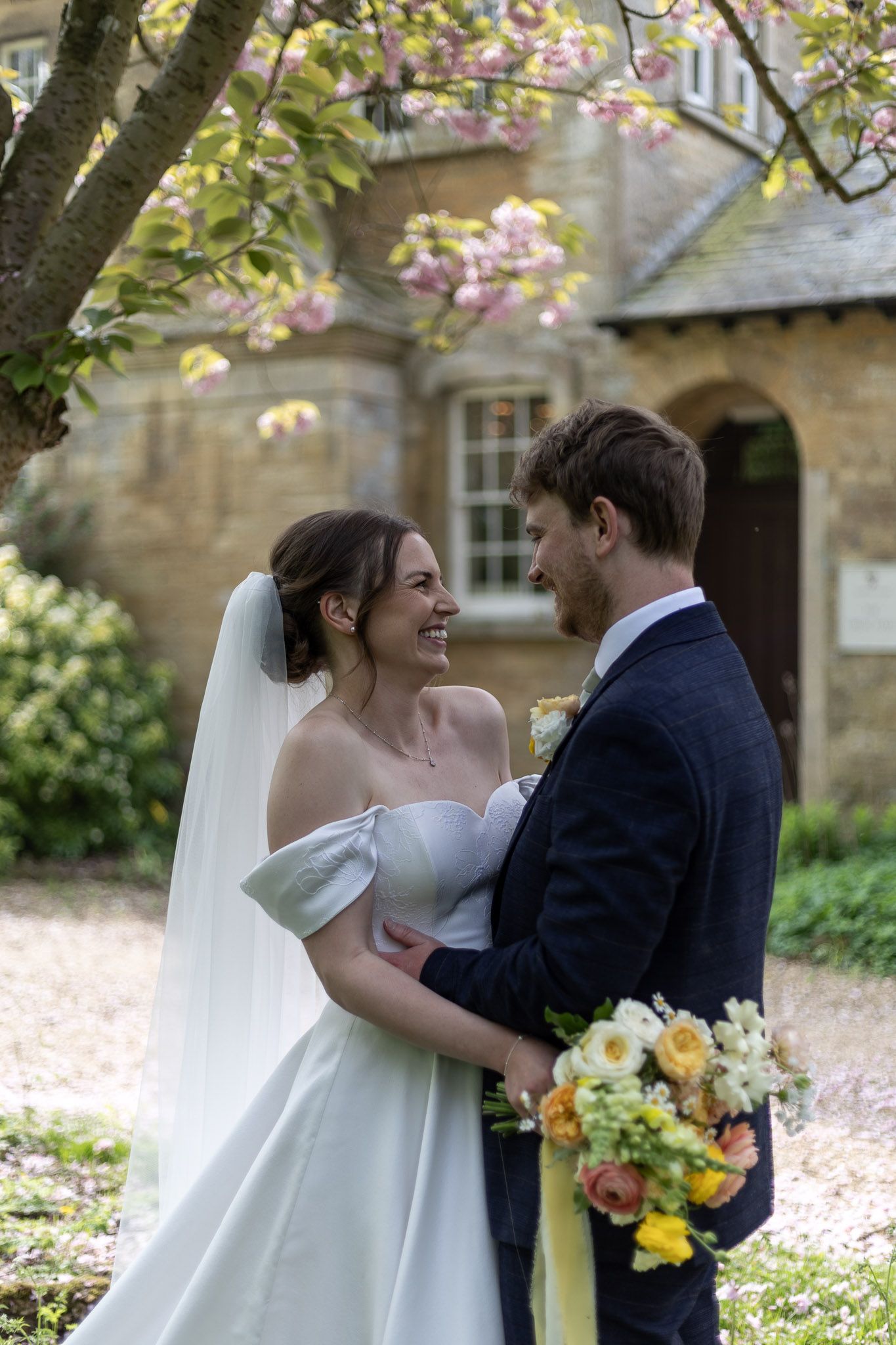 Authentic wedding portraits by a wedding photographer in Wiltshire