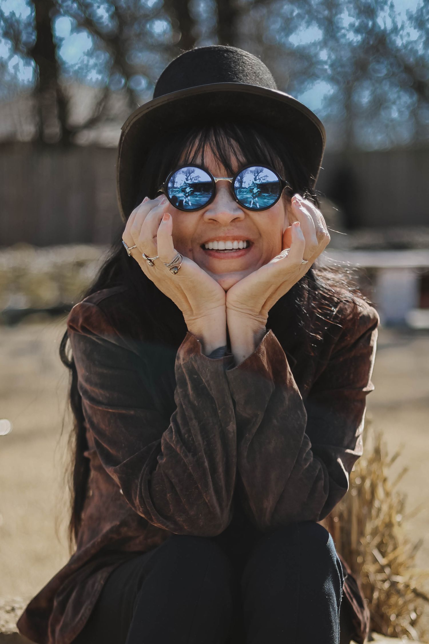 Bonham TX photographer Casandra Nicole shoots unique outdoor portraits in Bonham Texas