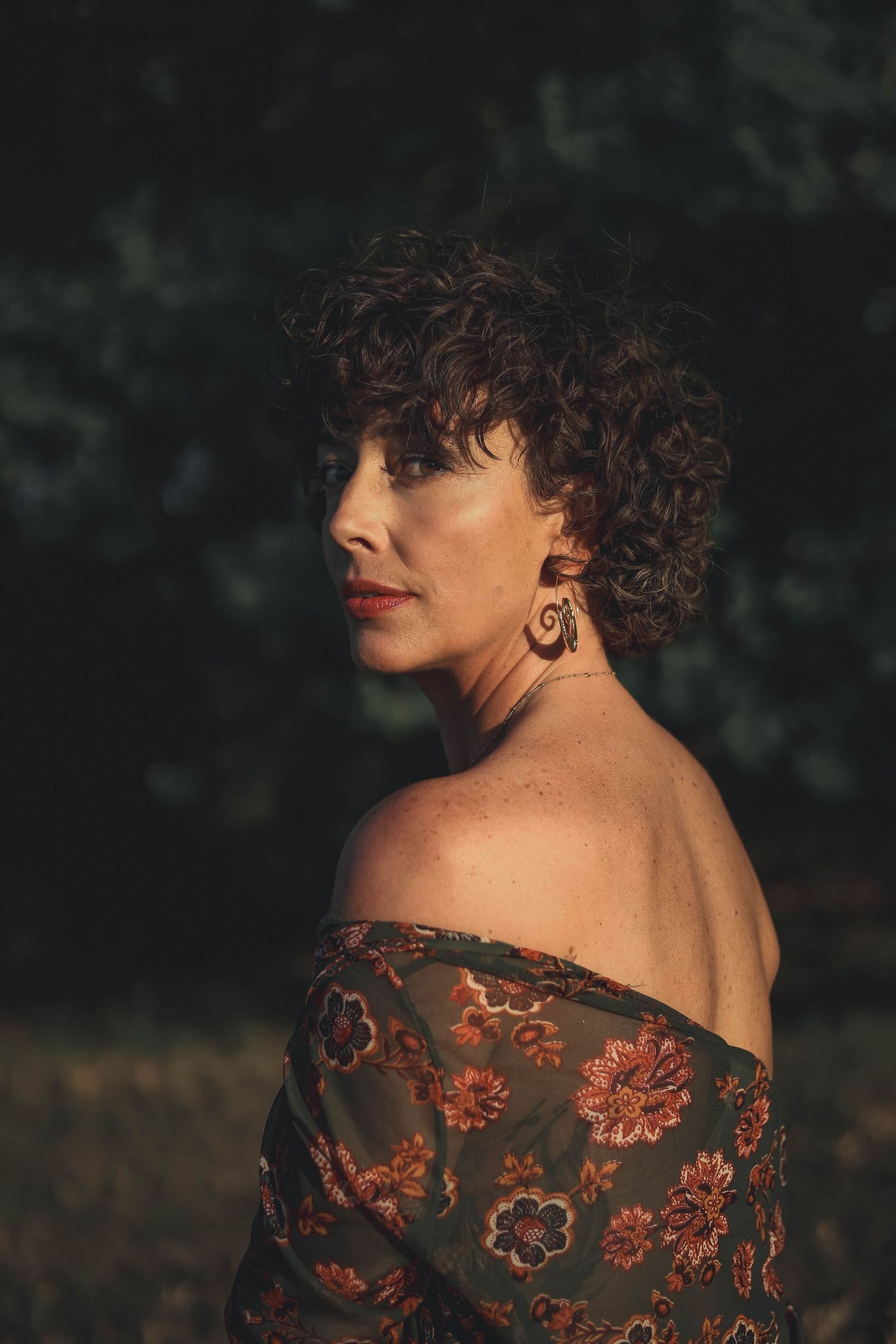 Bonham TX boudoir photographer Casandra Nicole Photography shoots headshots and portraits in North DFW, outdoors in nature.