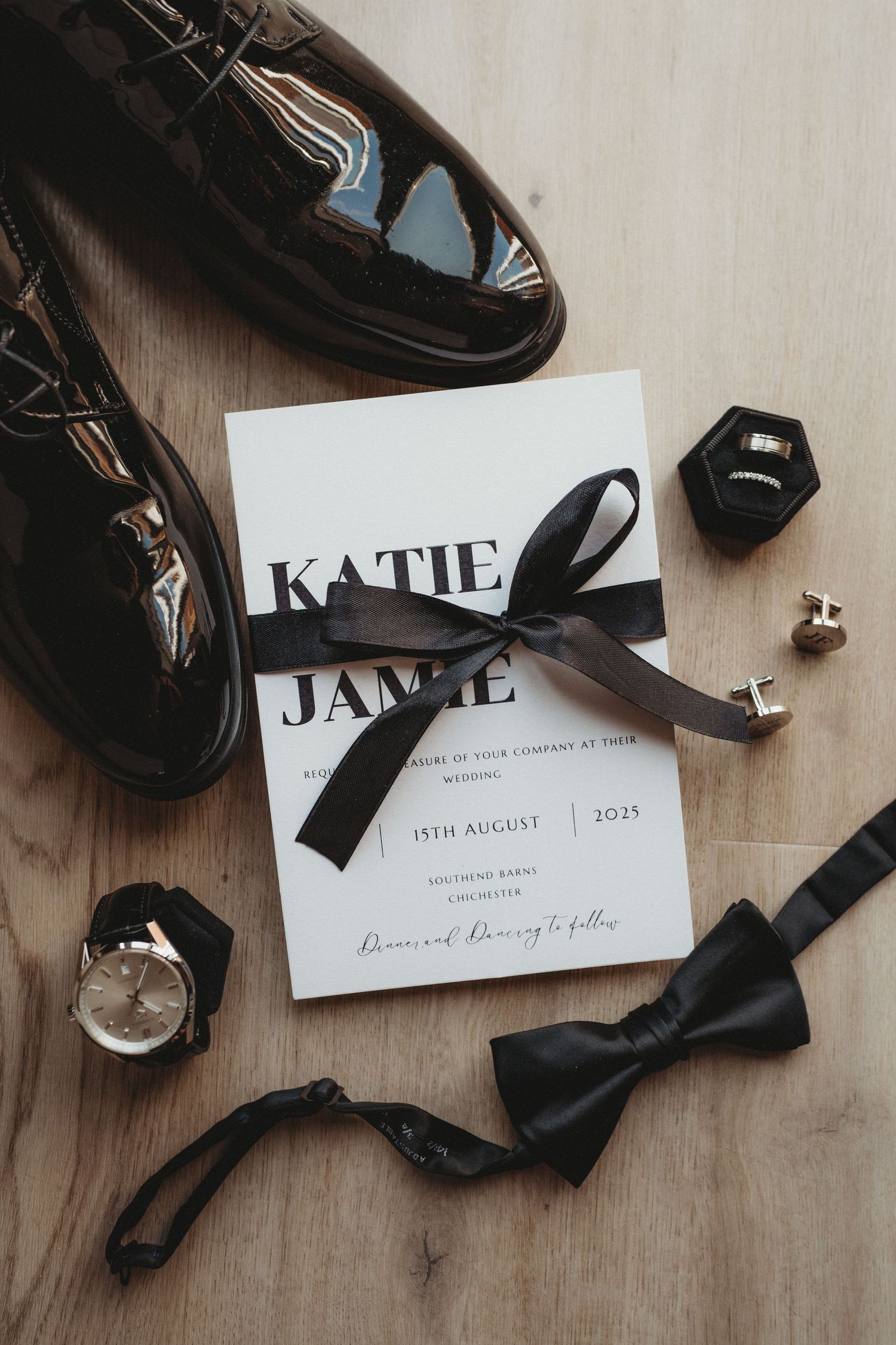 Details West Sussex wedding photographer Southend barns