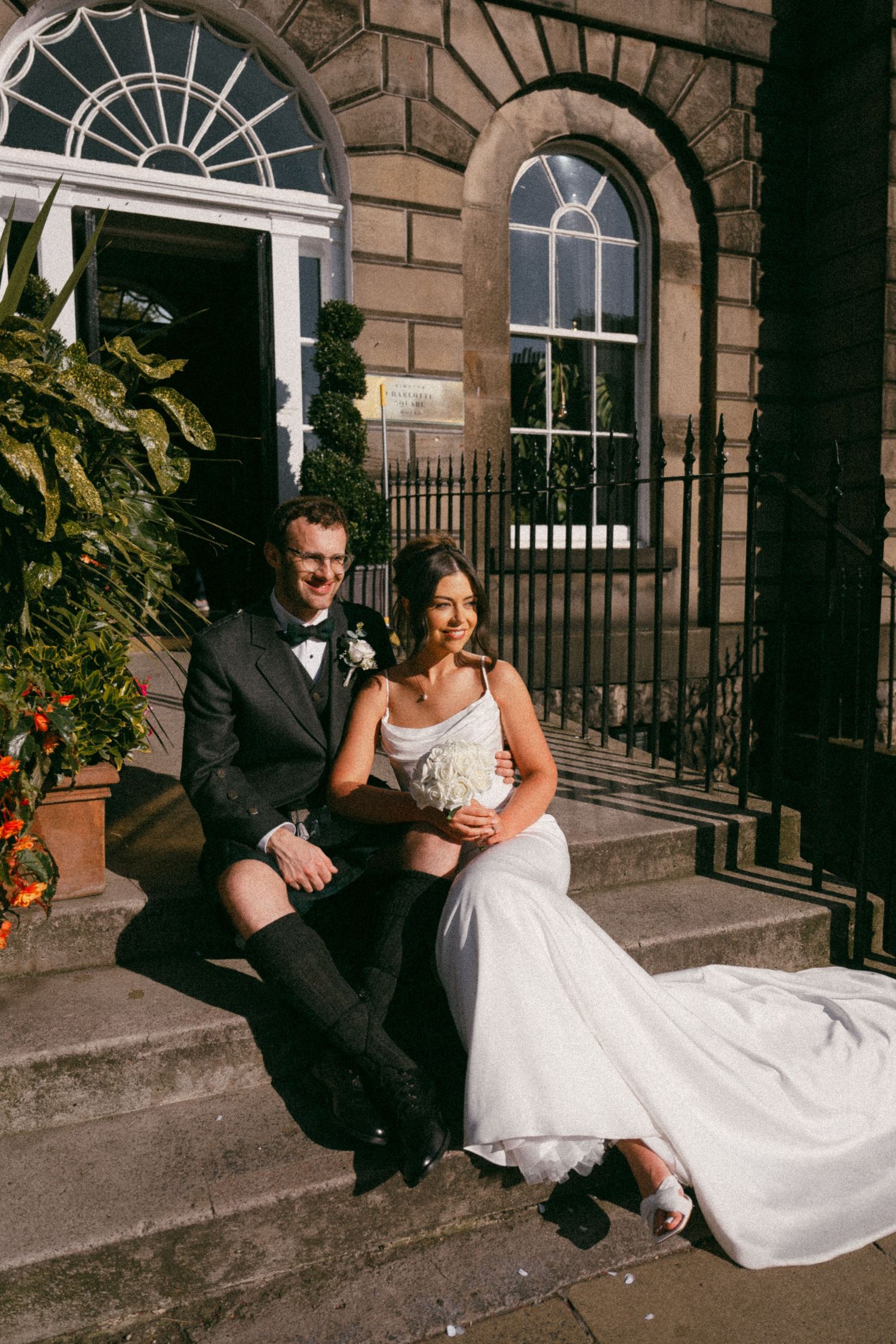 Edinburgh weddings. Elopement in Edinburgh, engagement in Edinburgh. Aberdeen wedding photographer, Kimpton Charlotte square