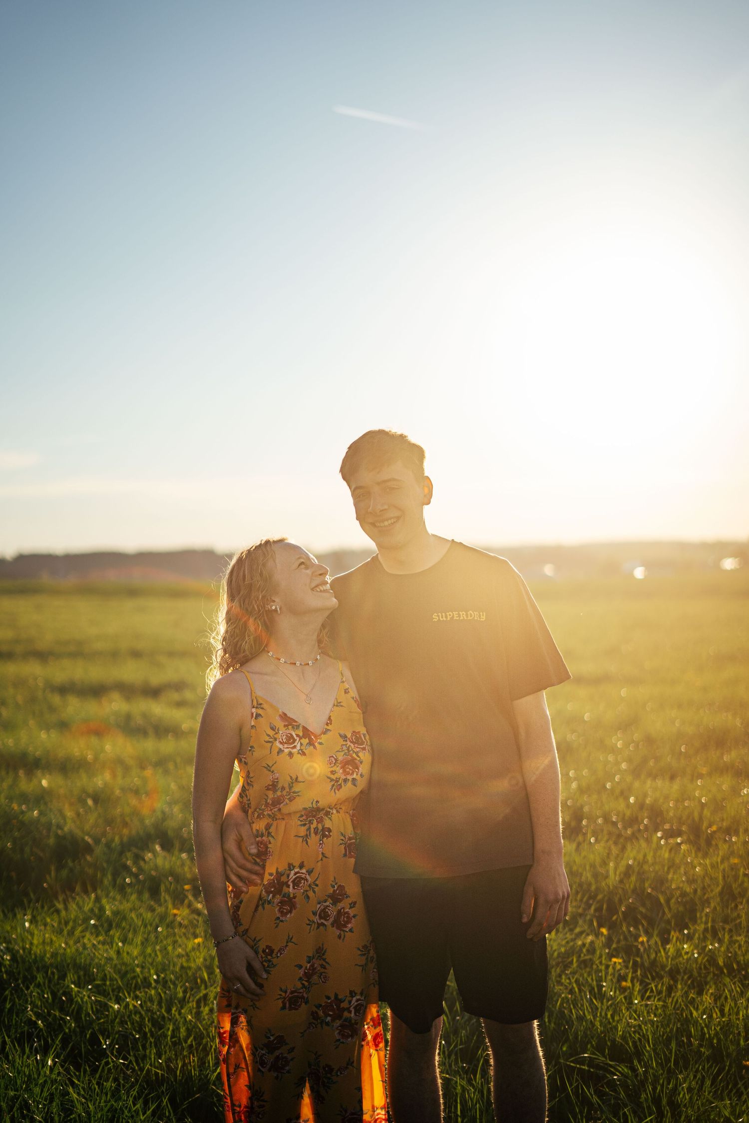 Couple Shooting im Sonnenuntergang