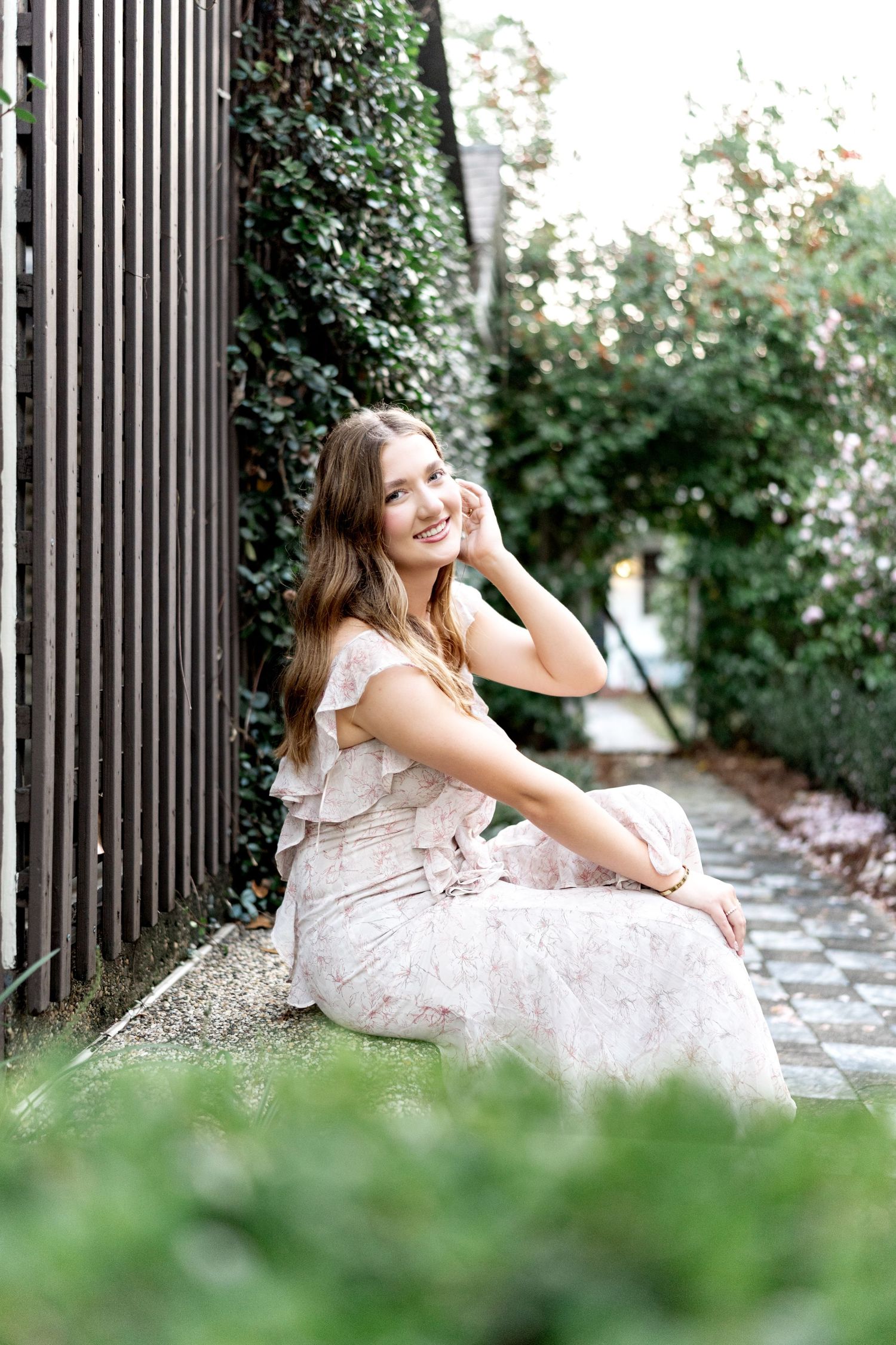Presbyterian Christian High School senior portraits located in Downtown Hattiesburg, Mississippi
