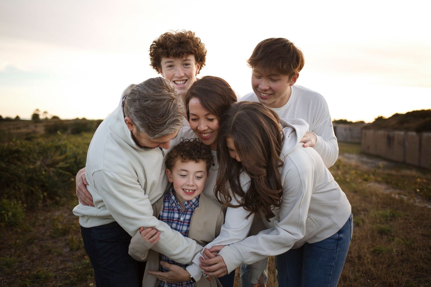 Family at For Pickens Pensacola Beach Florida