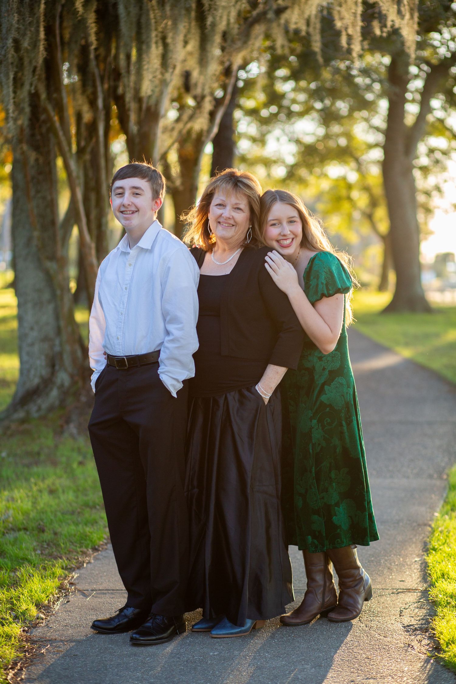 grandma and grandchildren