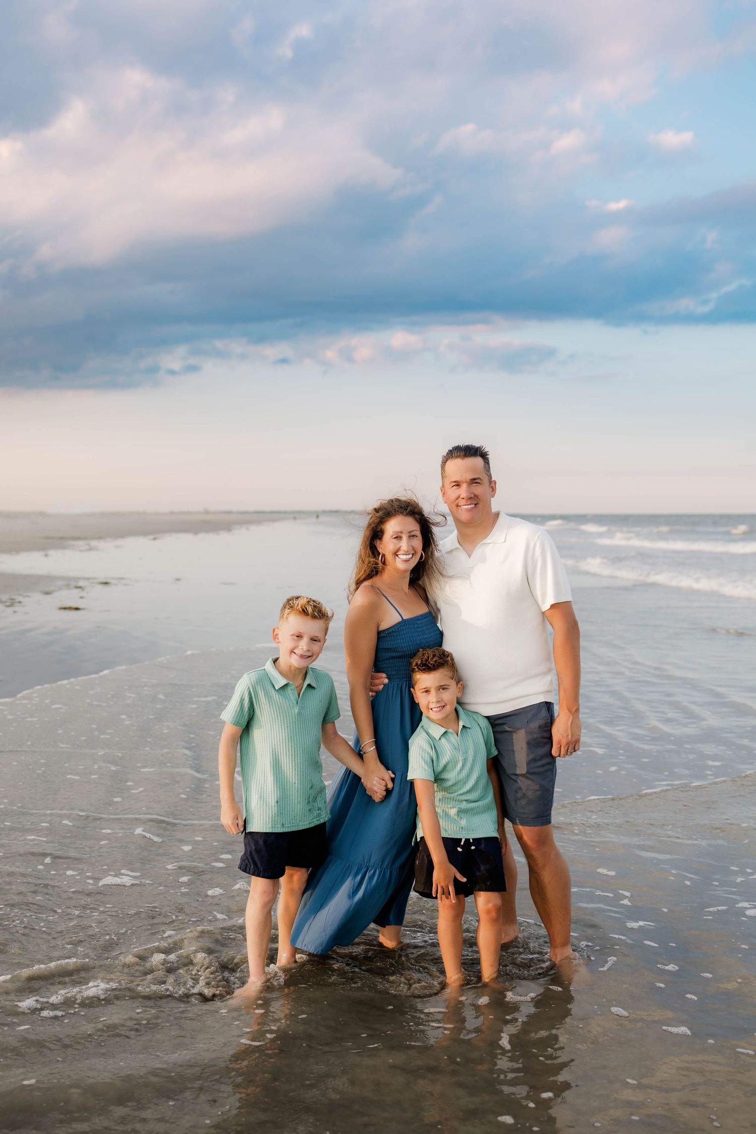 Jersey Shore Family Photos on the beach