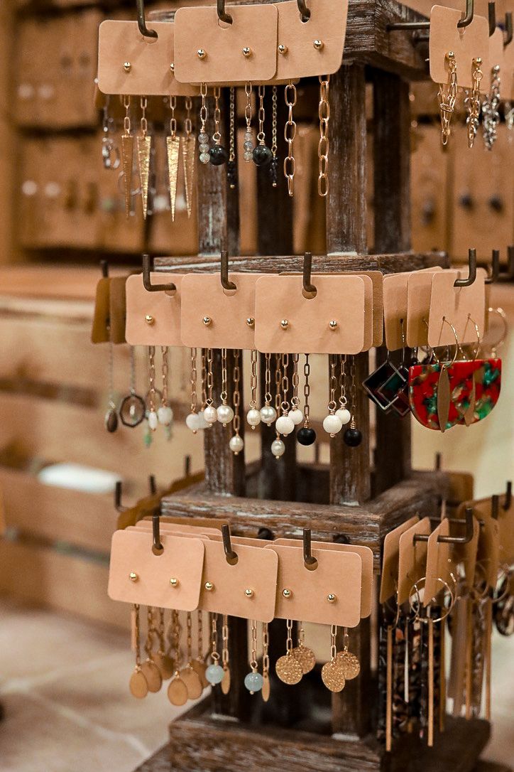 A carousel of earrings