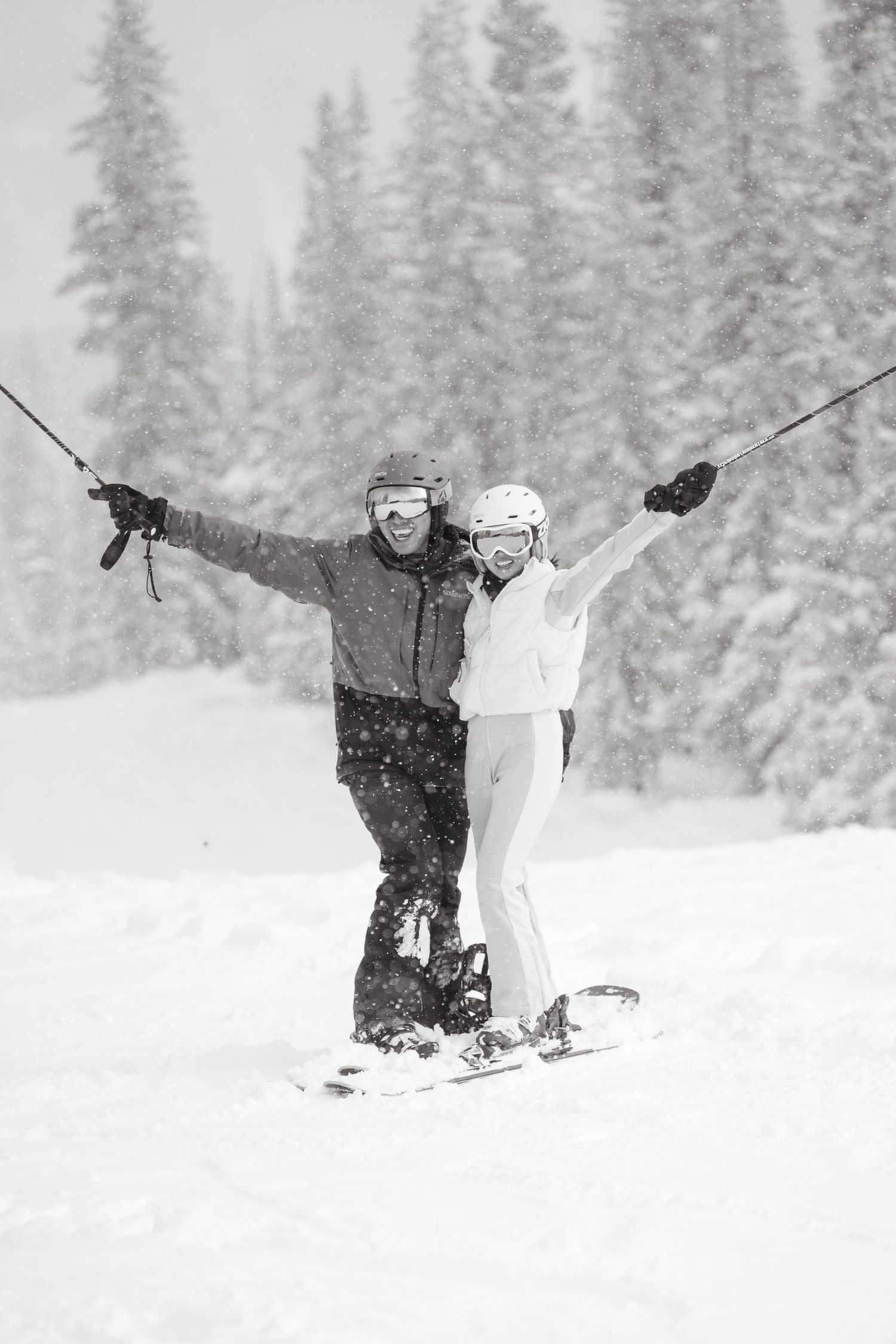 guy proposes to girl on mountain in beaver creek