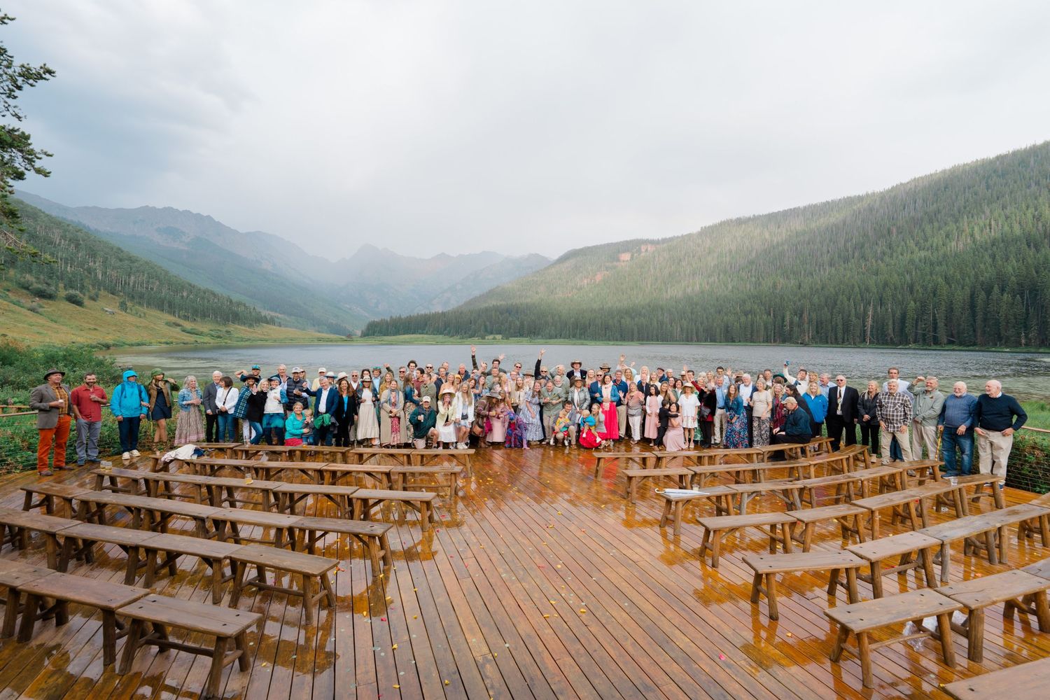 annie and david piney river ranch wedding