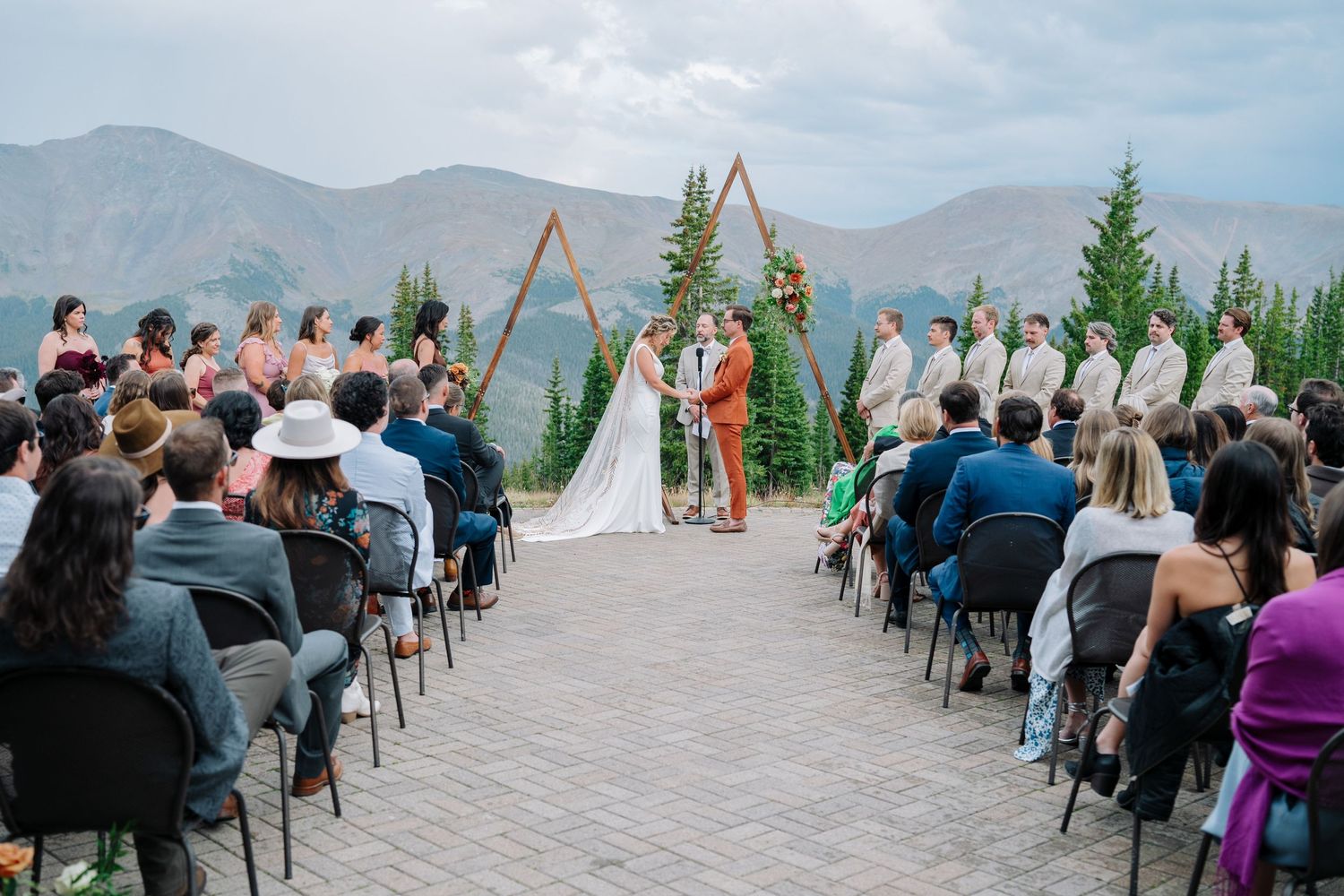 bride and groom marriage winter park wedding