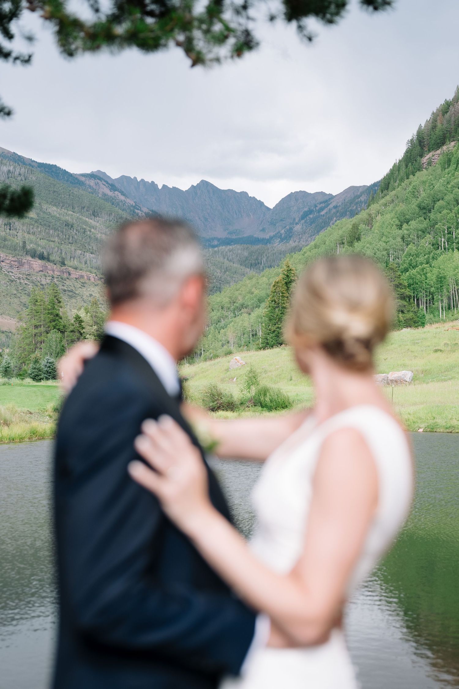 wedding in vail colorado mountains