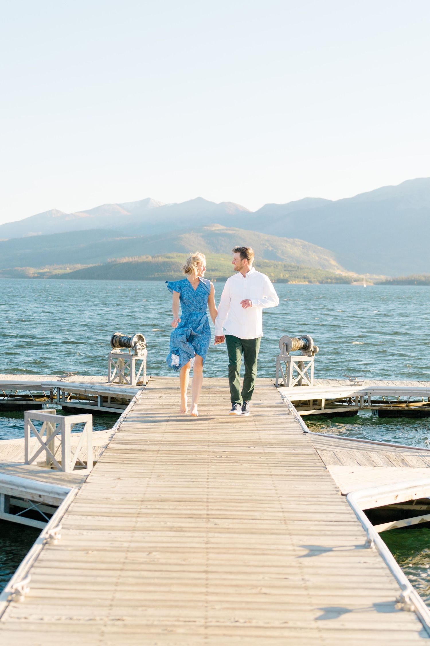 dan and kate engagement photos in silverthorne, colorado