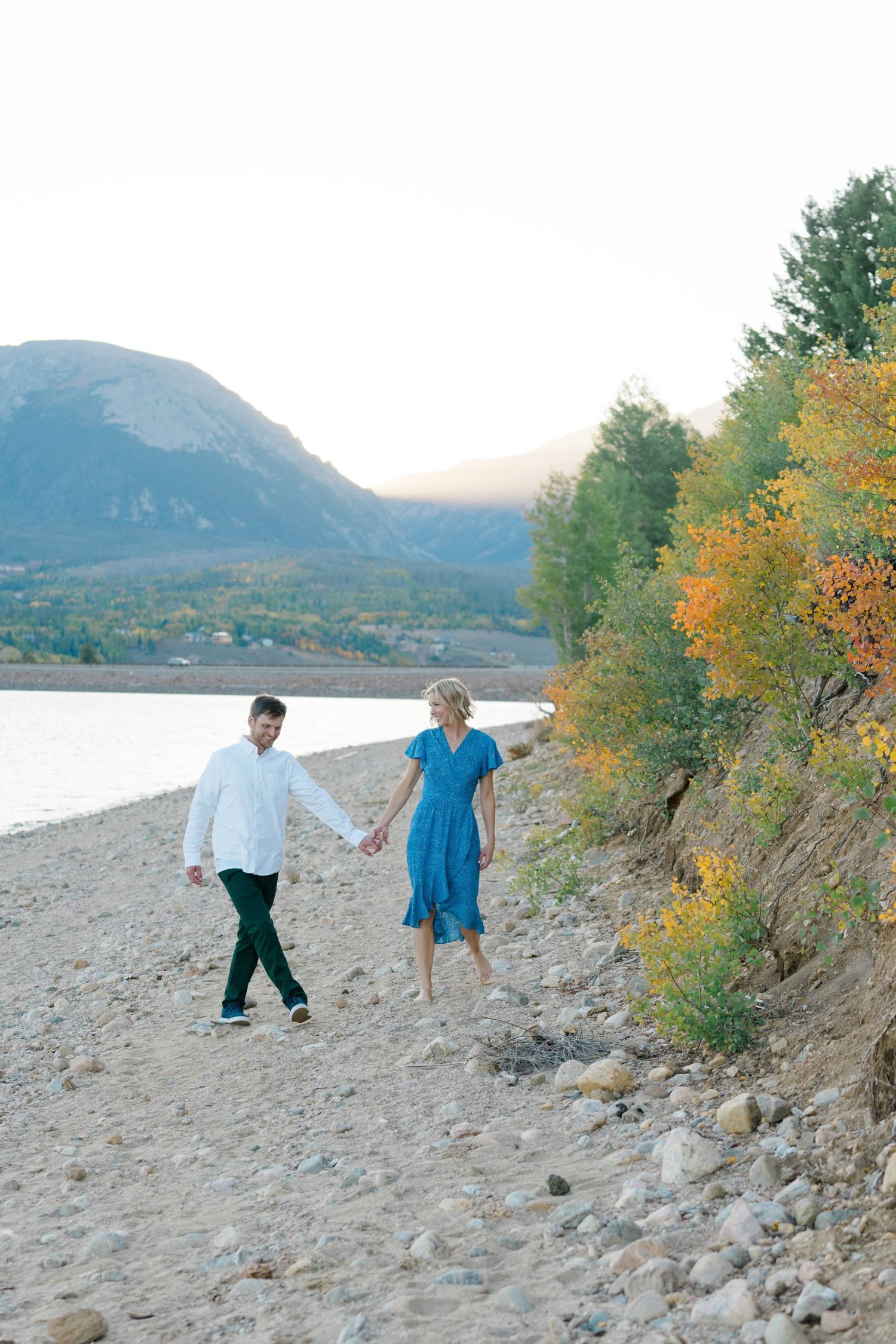 dan and kate engagement photos in silverthorne, colorado