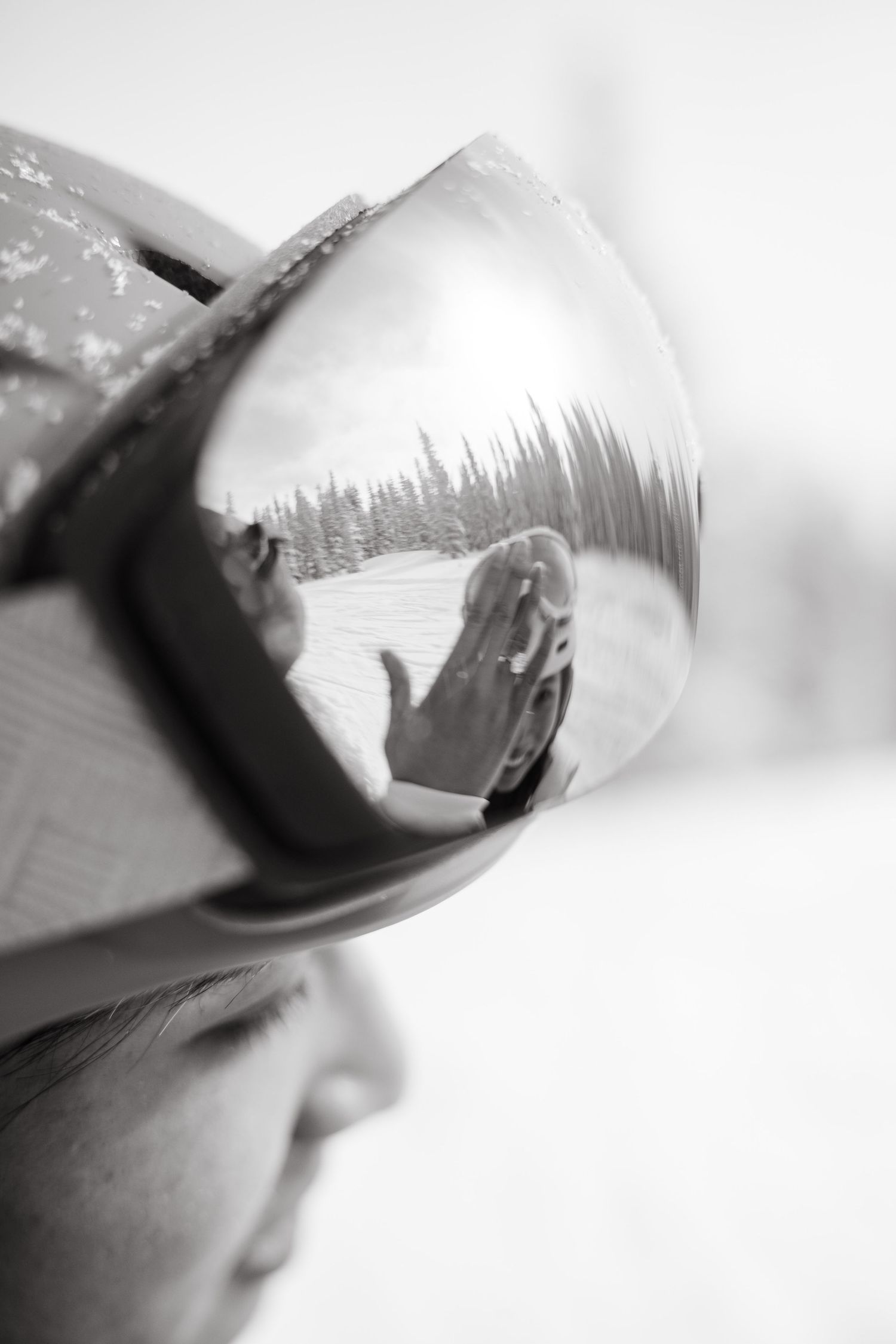 guy proposes to girl on mountain in beaver creek