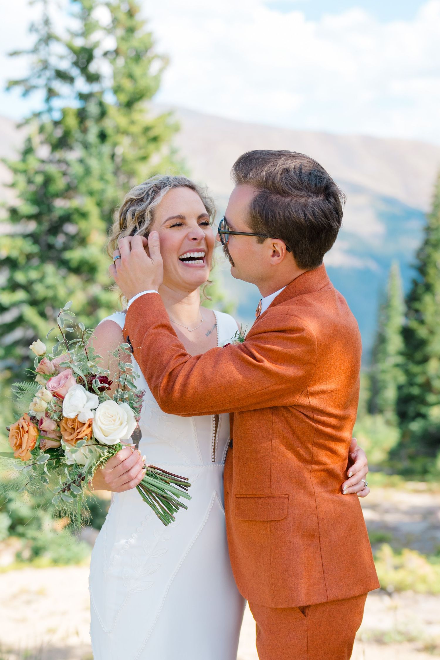 bride and groom marriage winter park