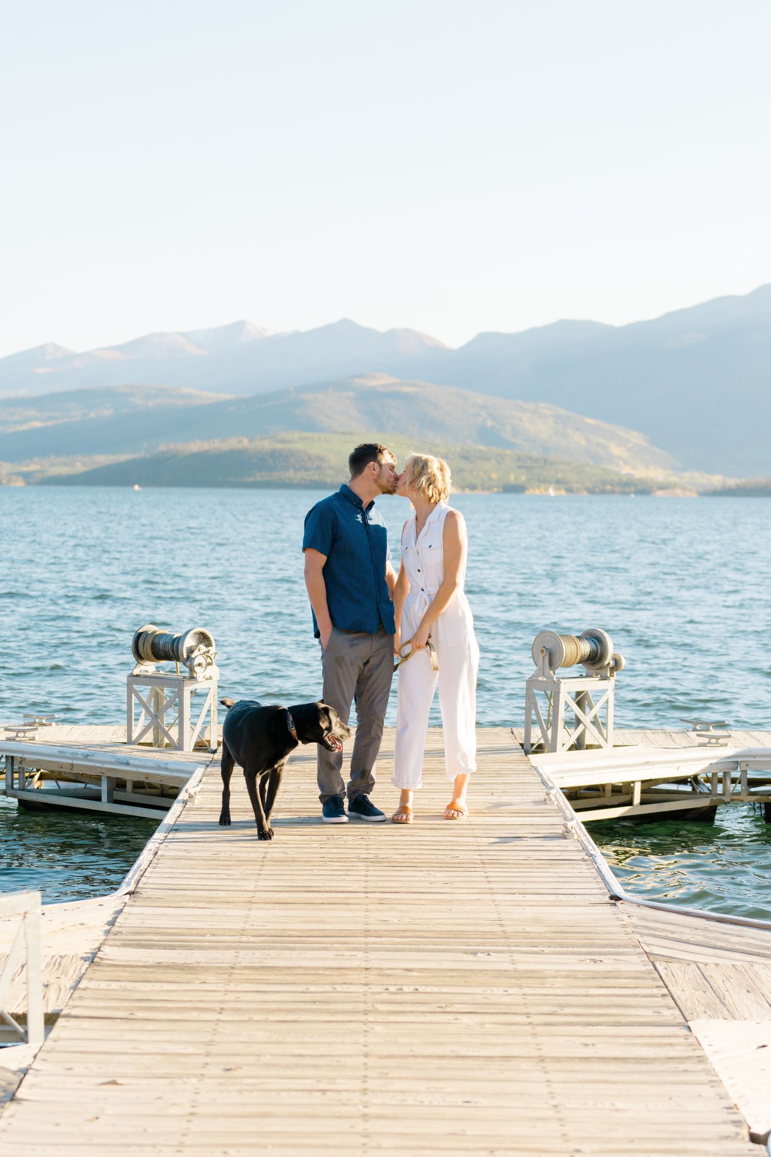 dan and kate engagement photos in silverthorne, colorado