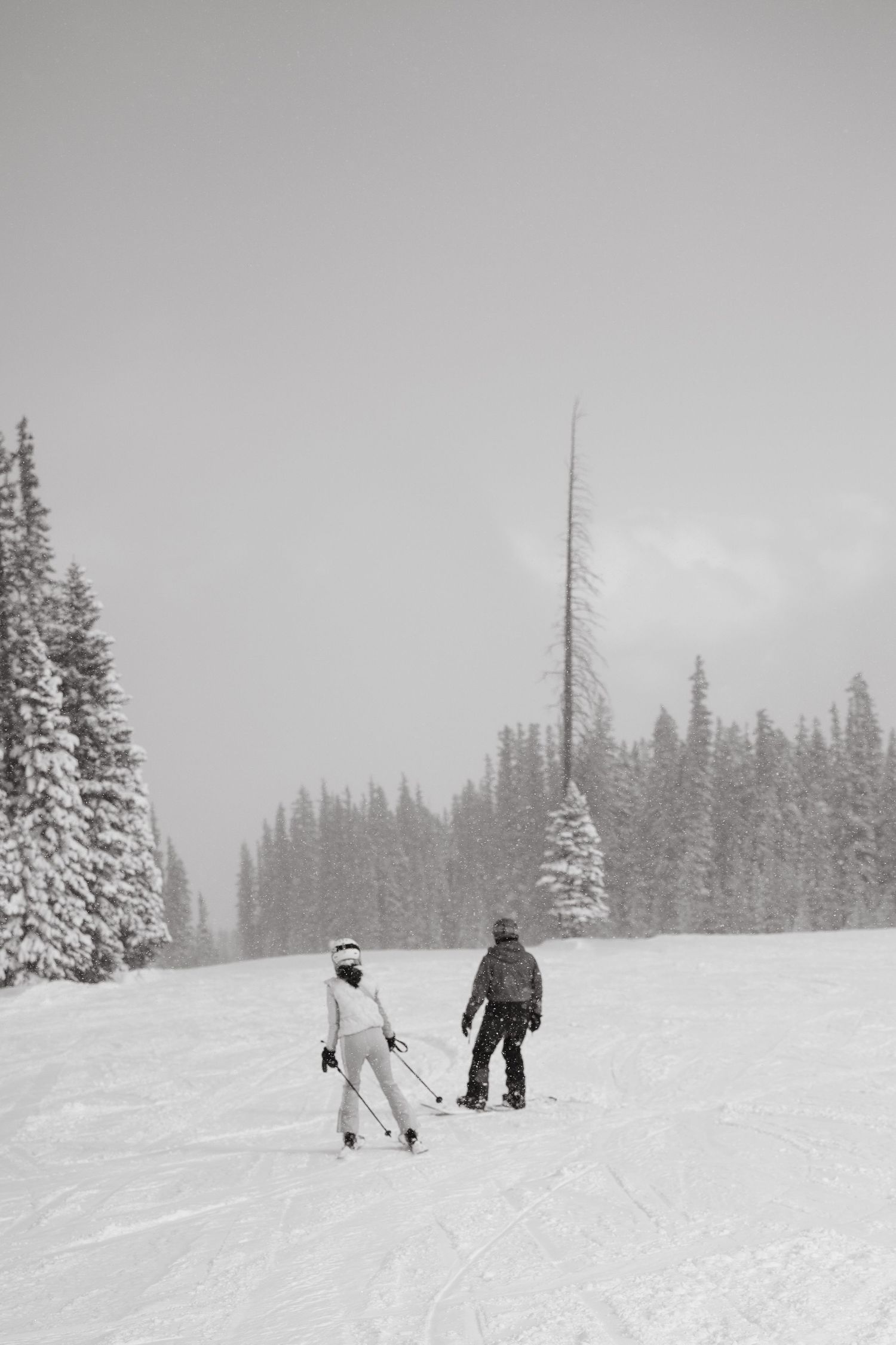 guy proposes to girl on mountain in beaver creek