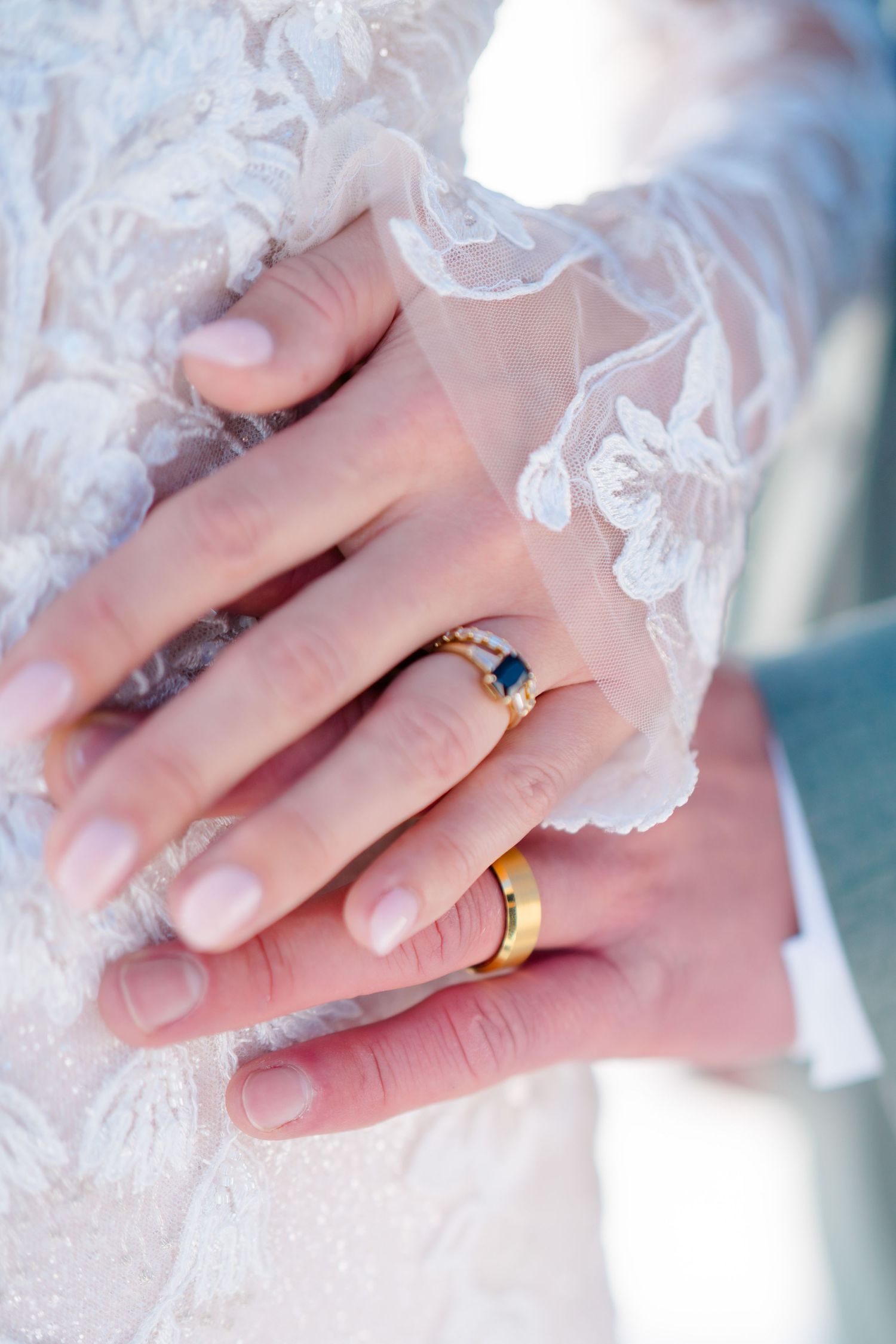 couples rings and hands
