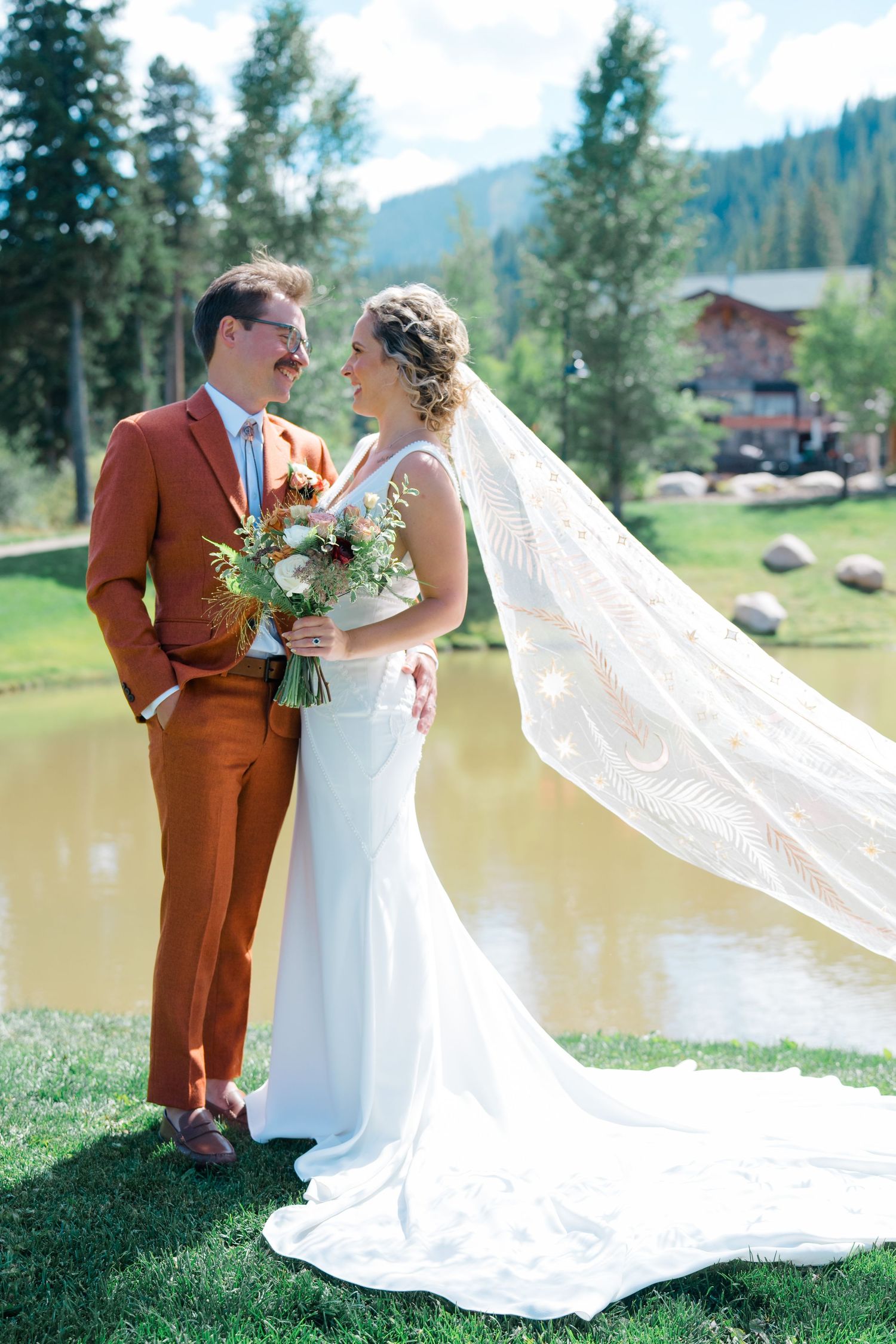 bride and groom marriage winter park
