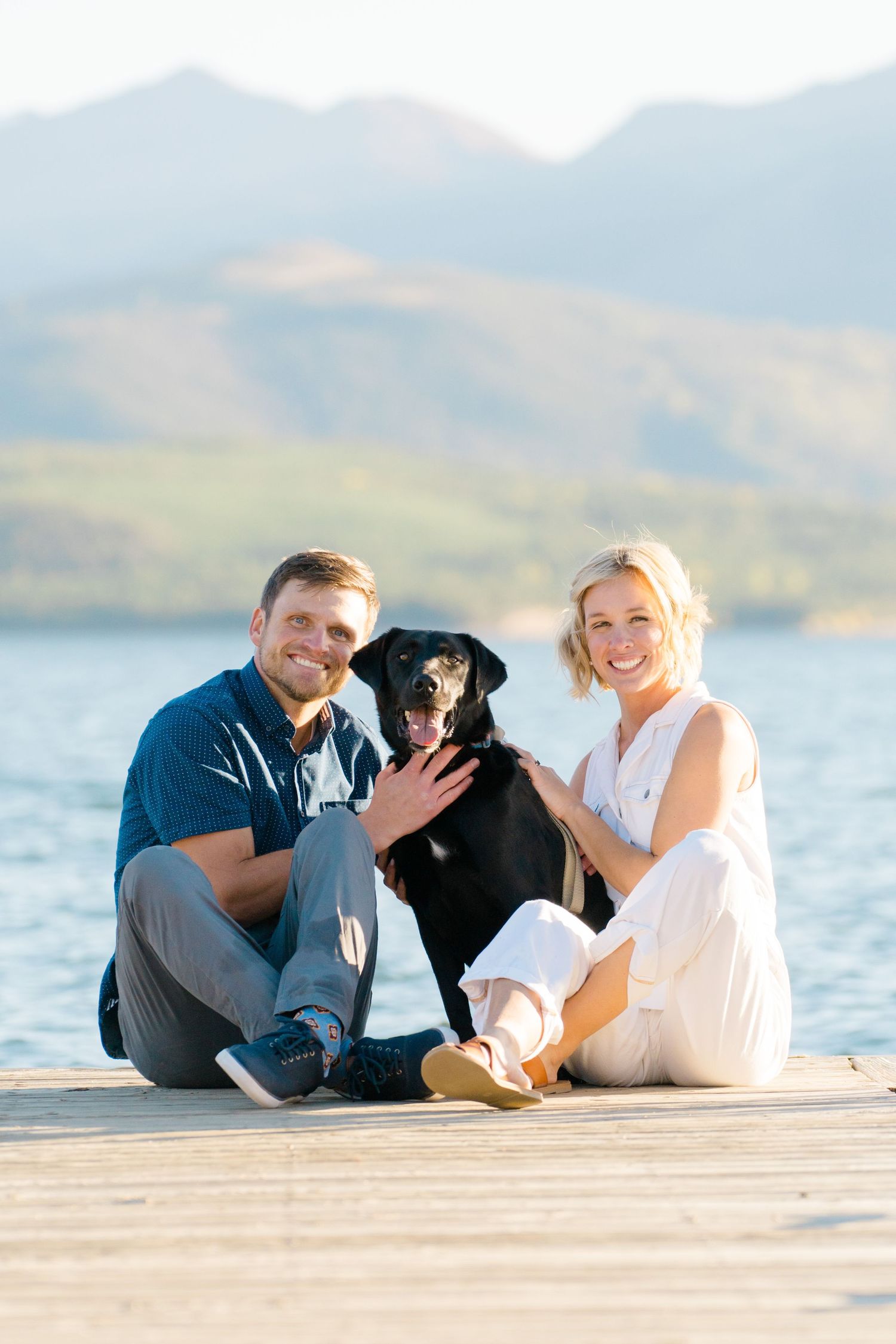 dan and kate engagement photos in silverthorne, colorado