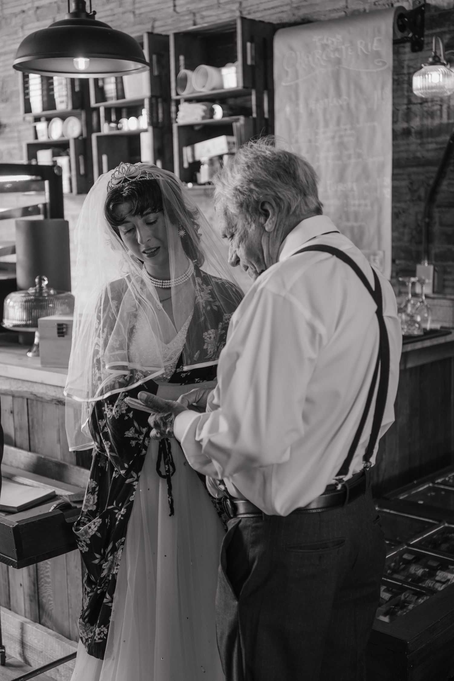 bride at sugar hollow crossing