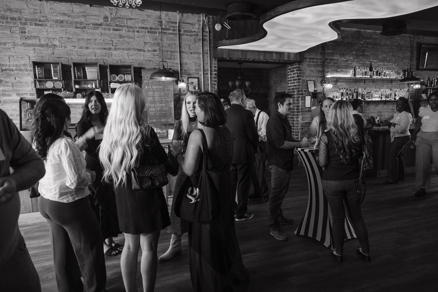 guests attending the kc wedding guild murder mystery luncheon