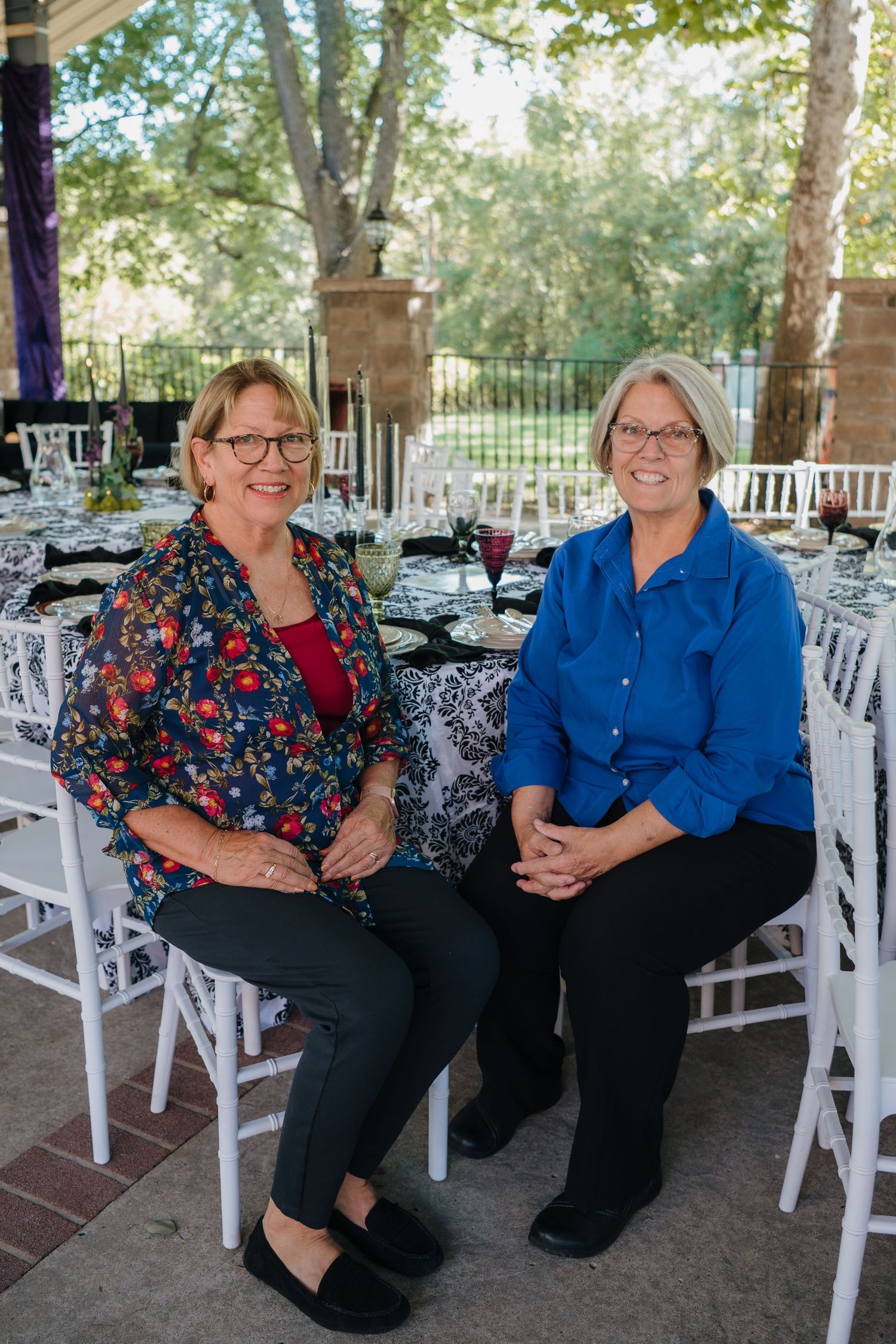 guests attending the KC Wedding guilt murder mystery luncheon at sugar hollow crossing
