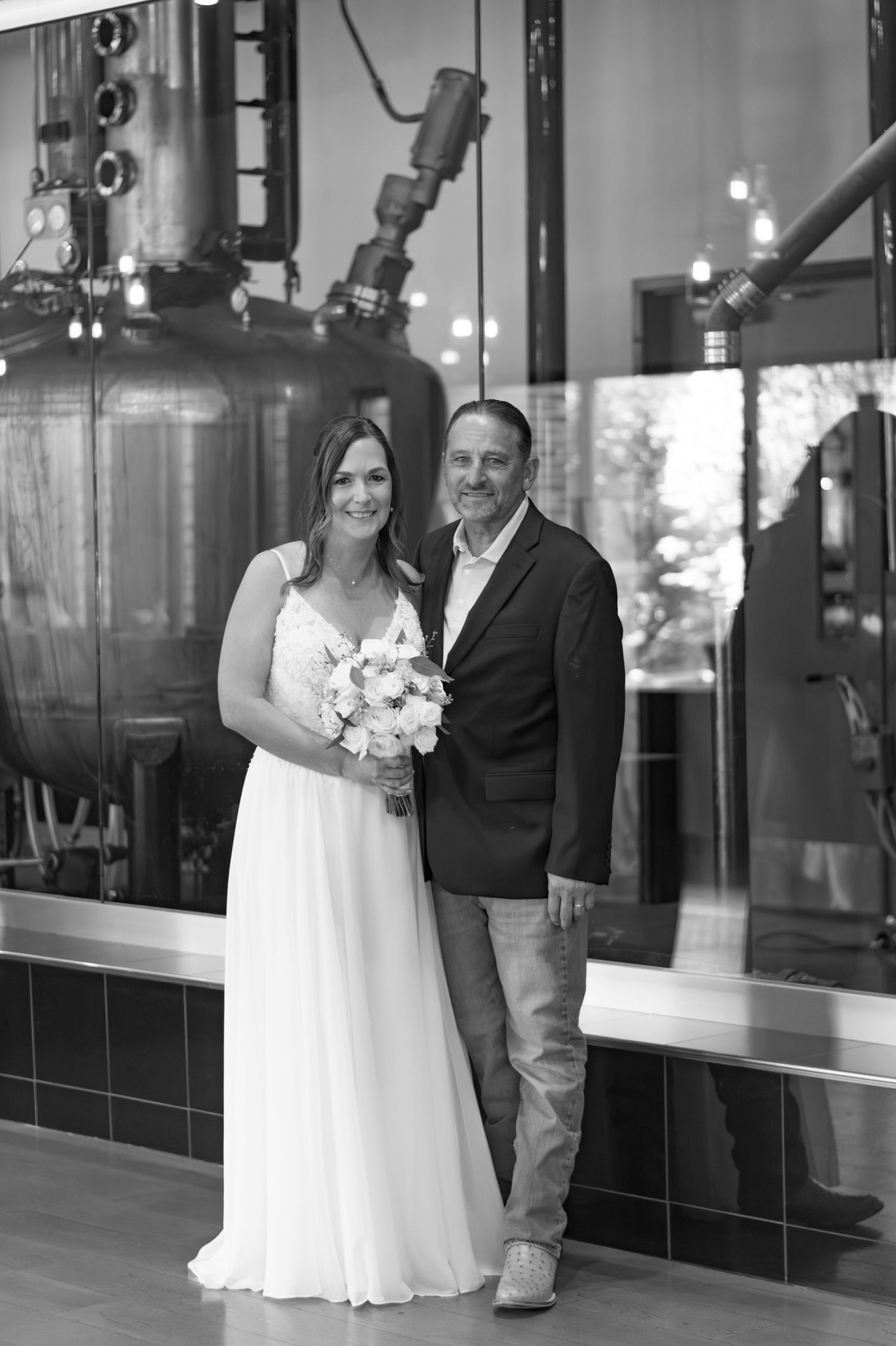 bride and groom in Kansas