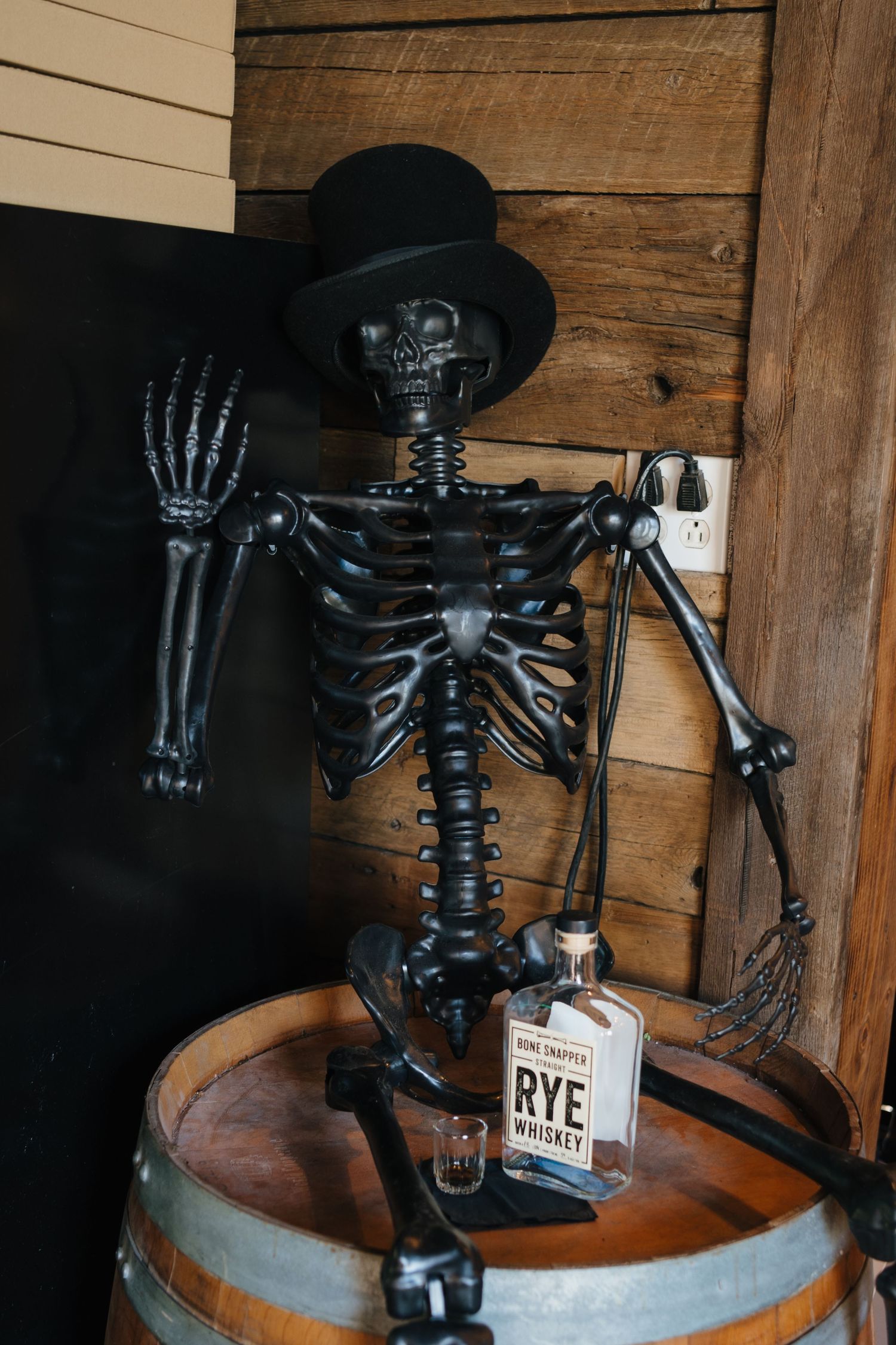 skeleton at sugar hollow crossing in Kansas City