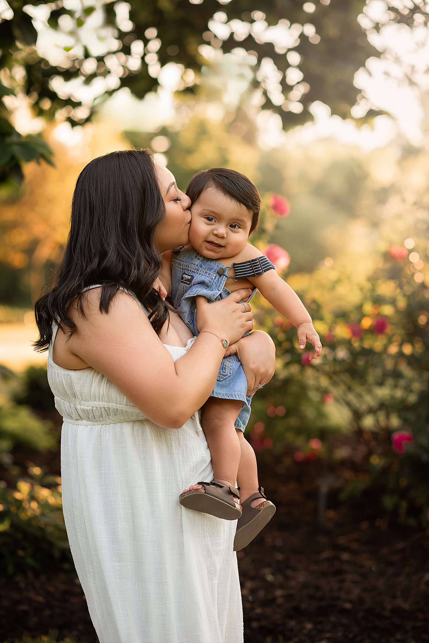 Spring Session, family session, Raleigh, NC, JC Raulston Arboretum. Motherhood.