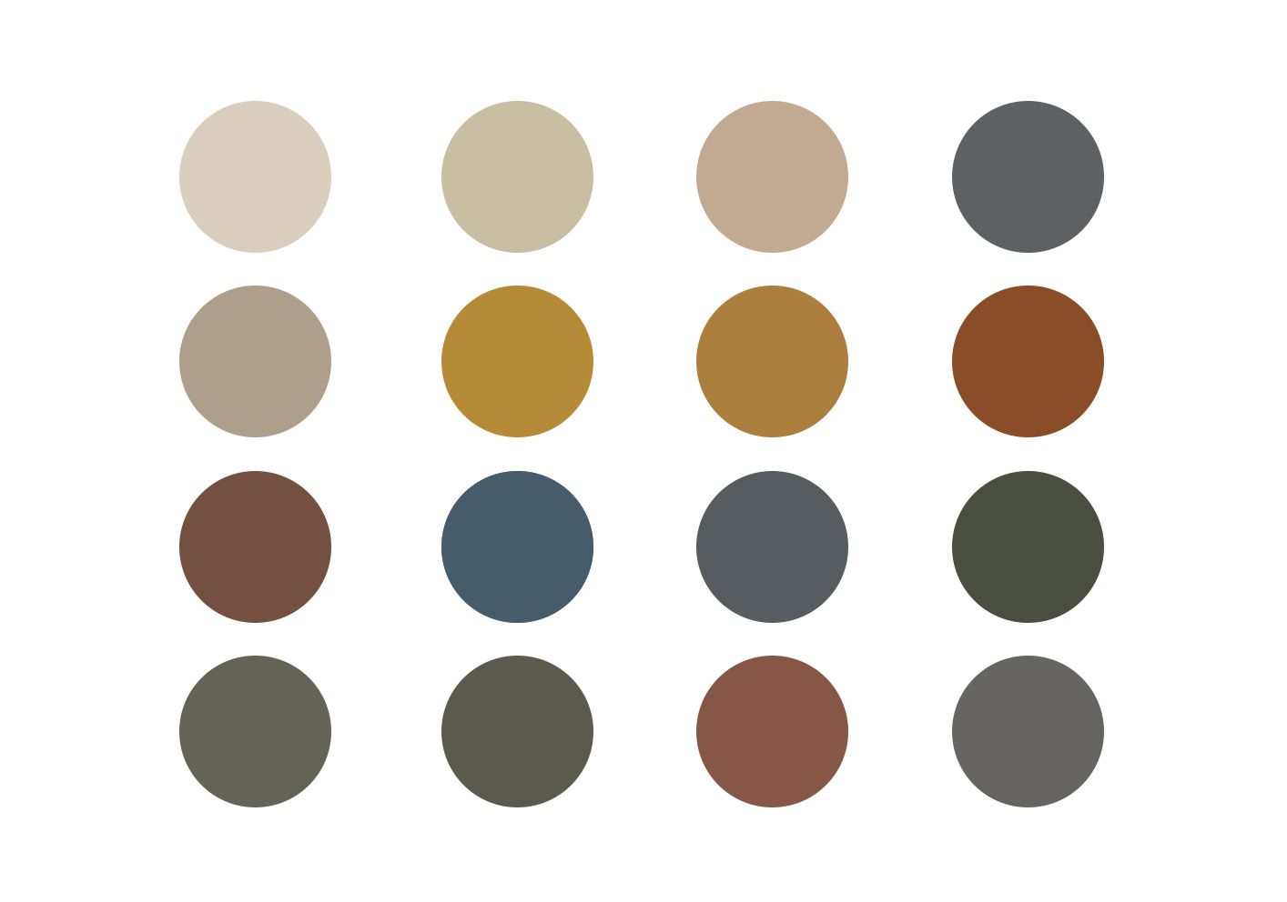 Color palette, what to wear.