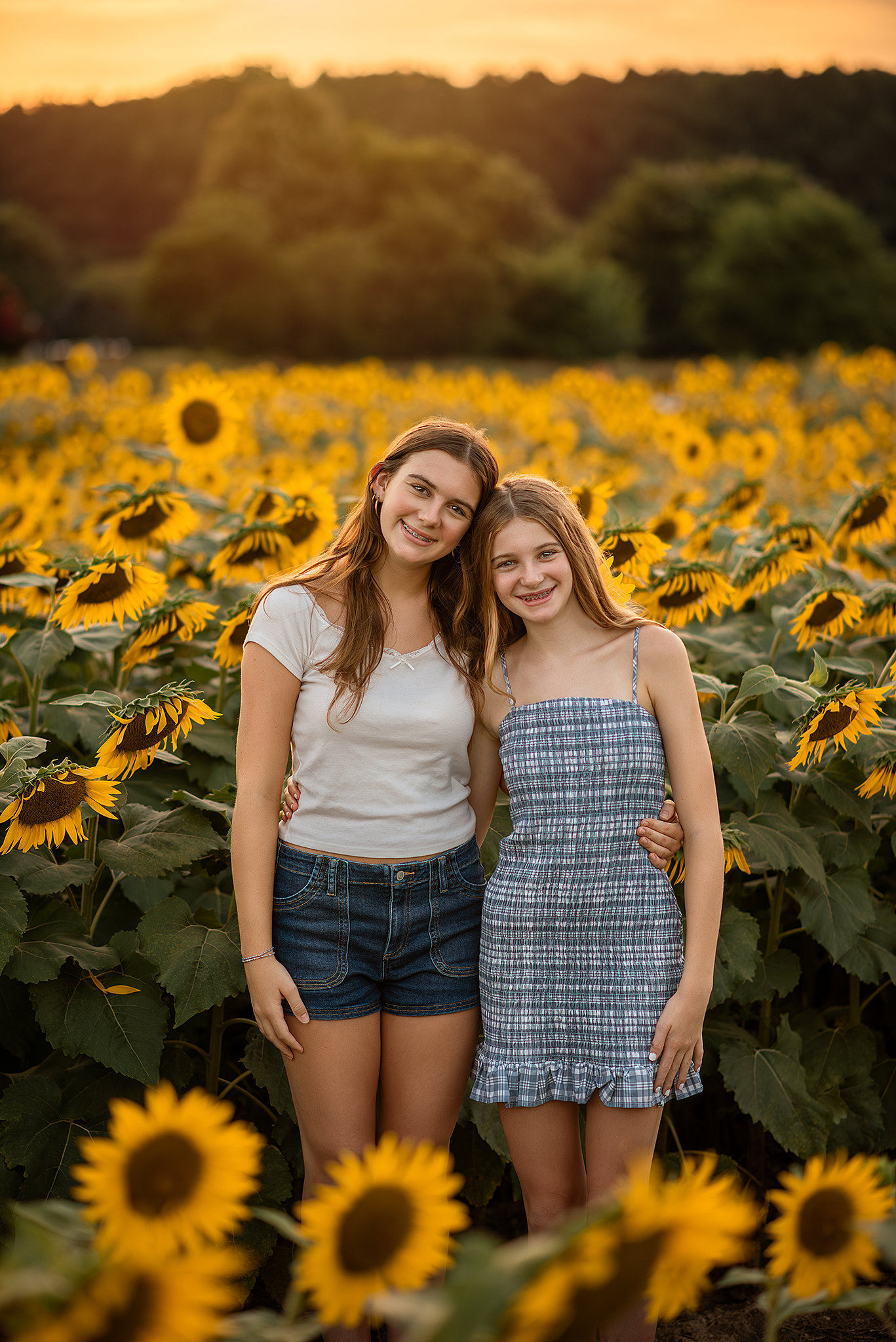 Family session in Raleigh, NC, Sunflower session, Minis, Dorothea Dix Park