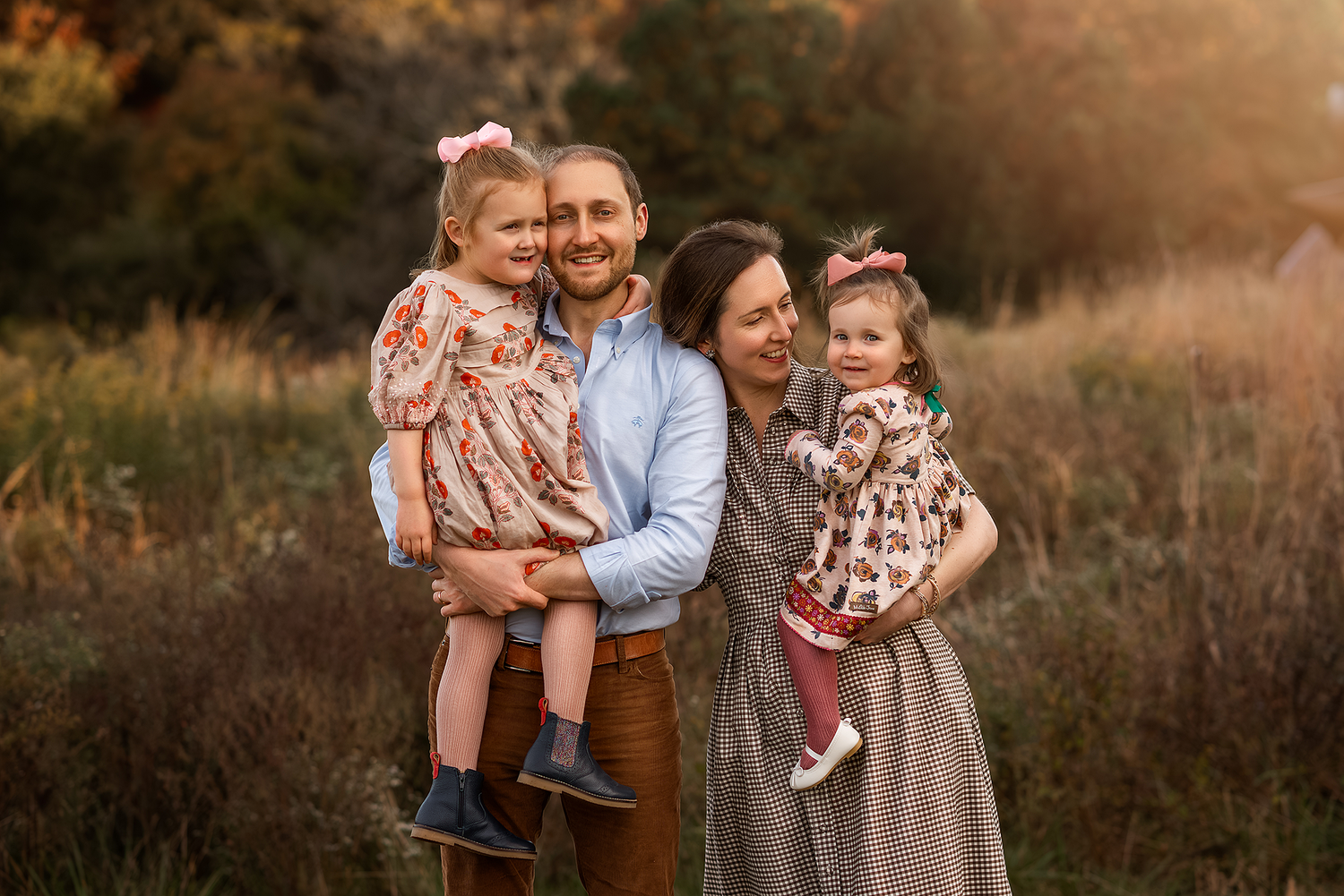 Family session, Raleigh, NC, Fall session.