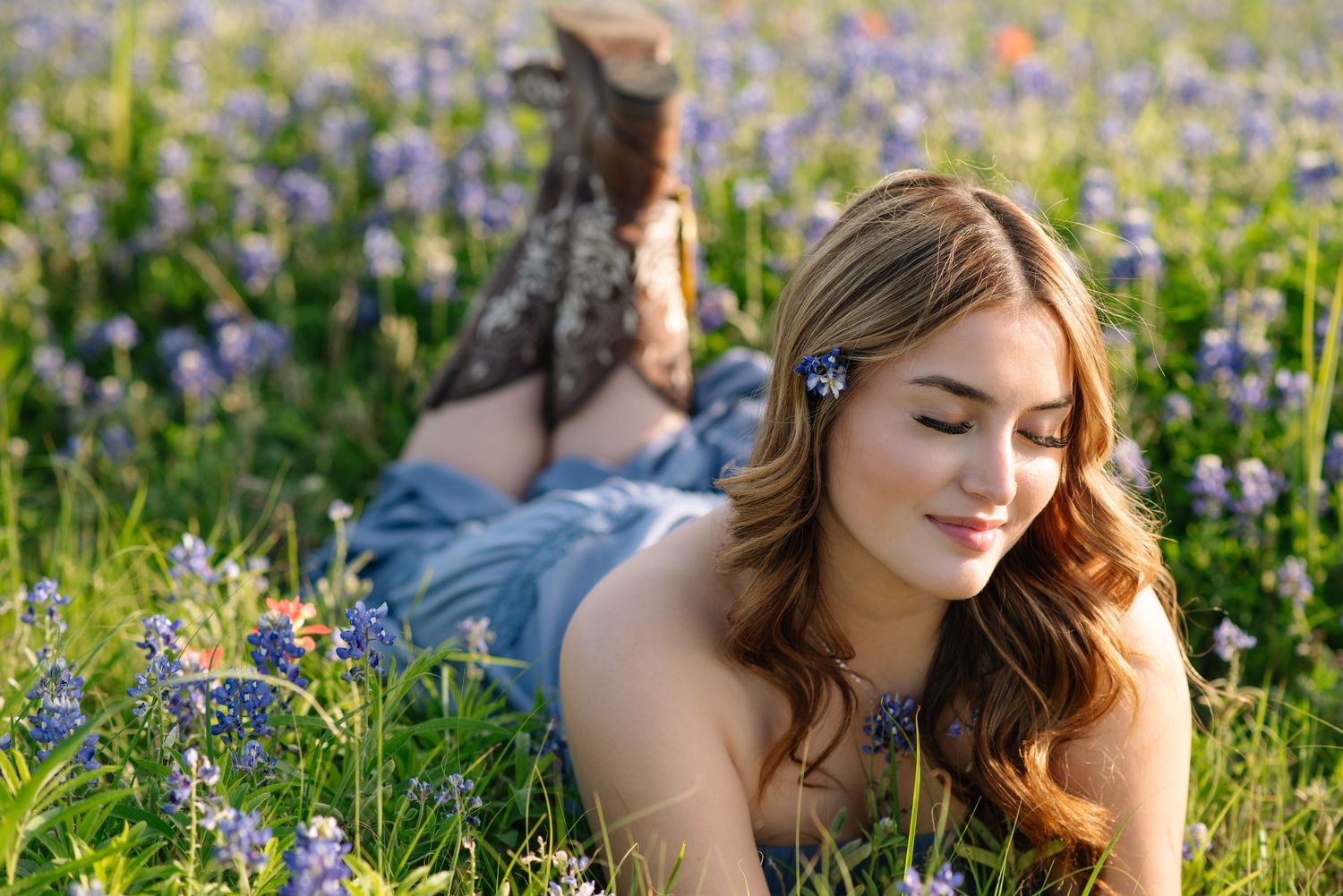 Blue Bonnet Senior pictures