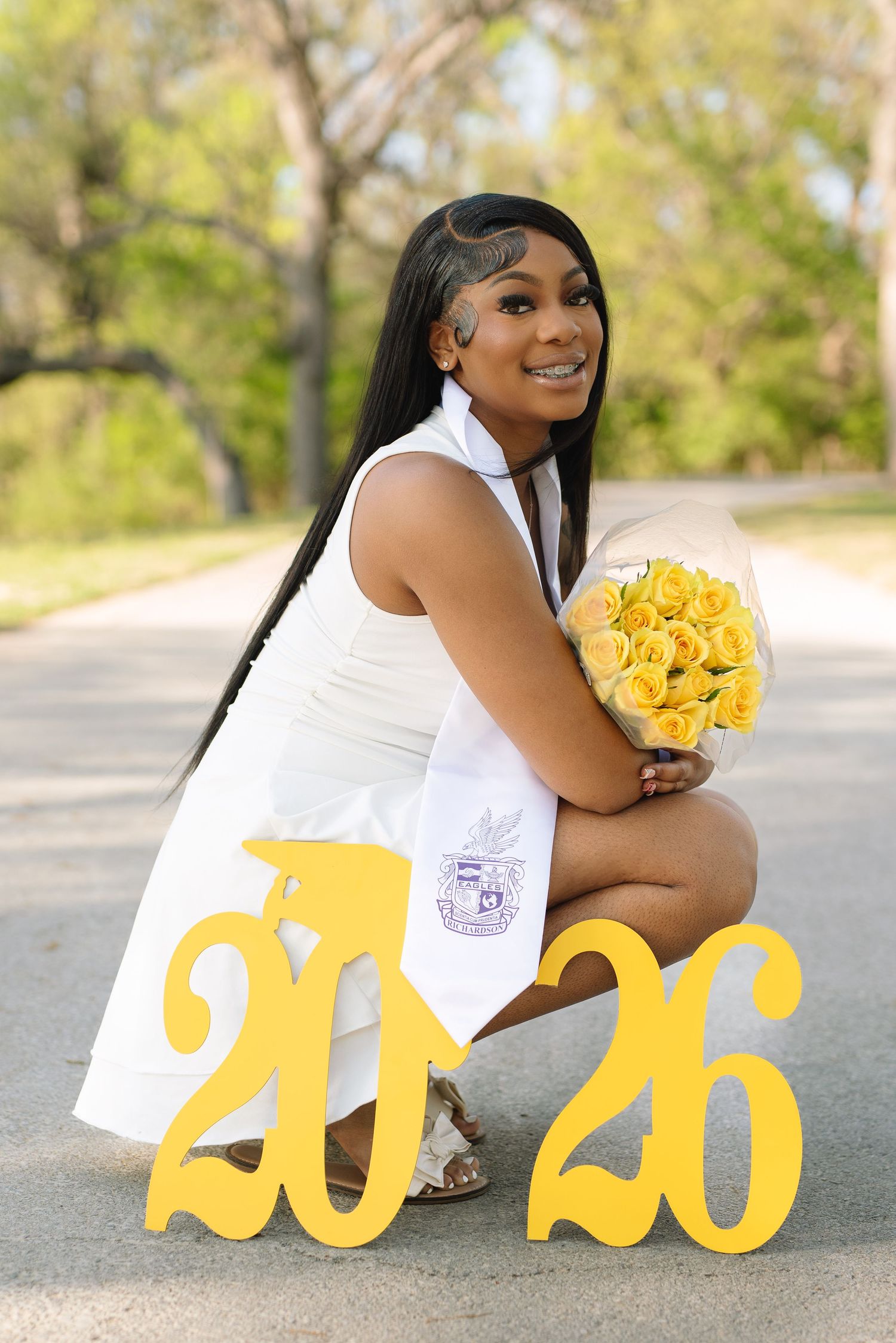 Yellow Flower Senior Pictures