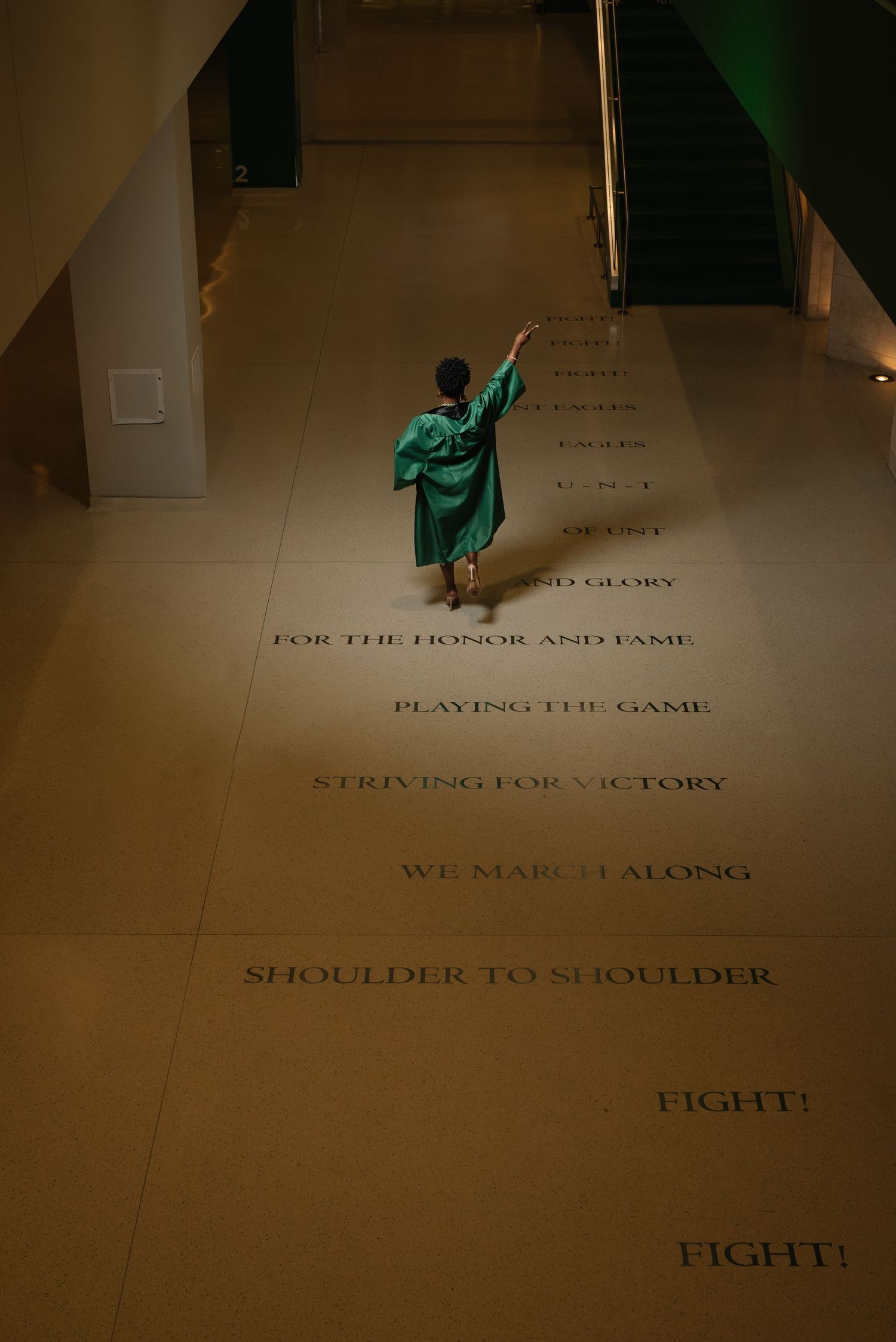 UNT hall senior session