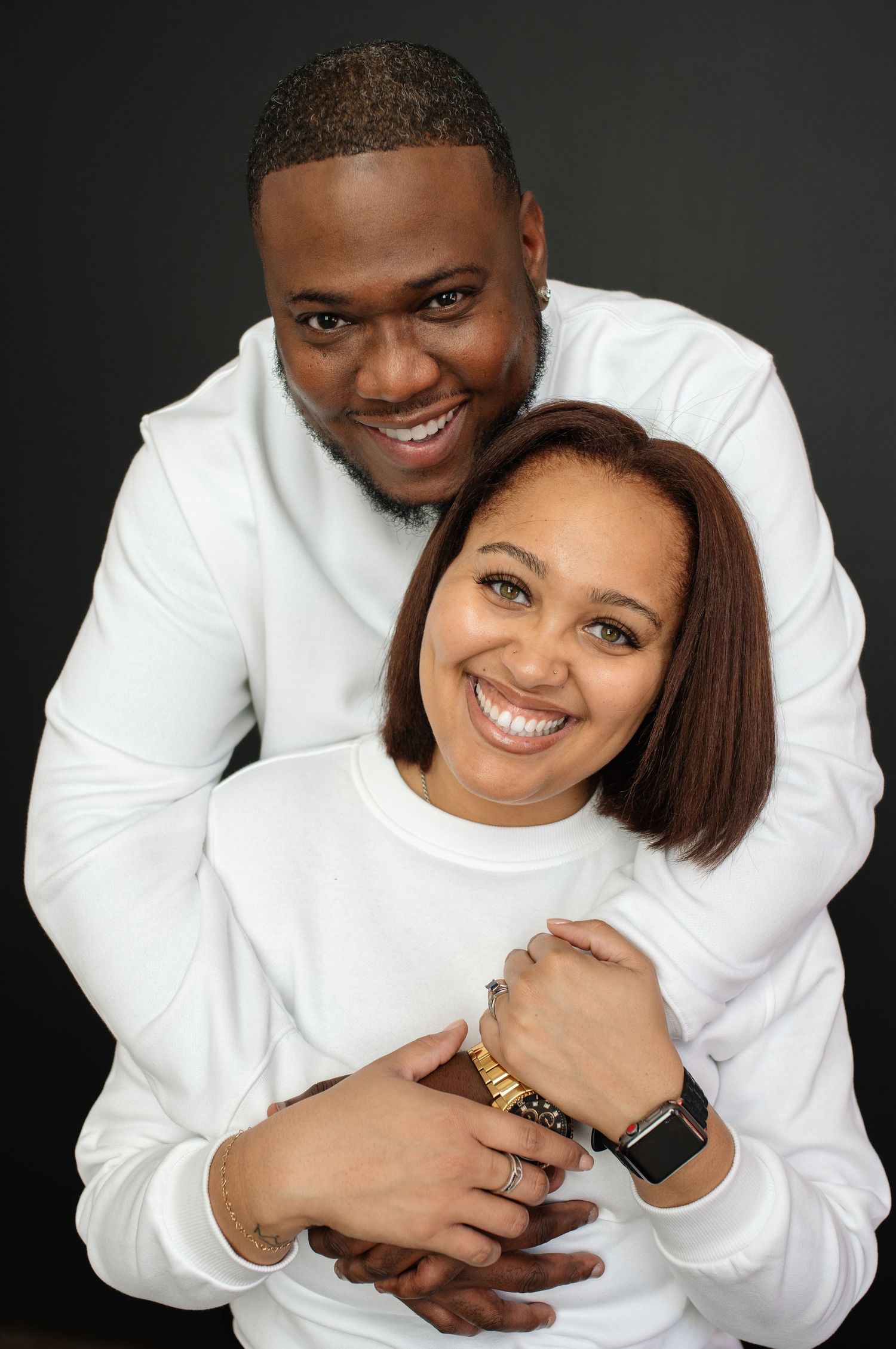 In love portrait session
