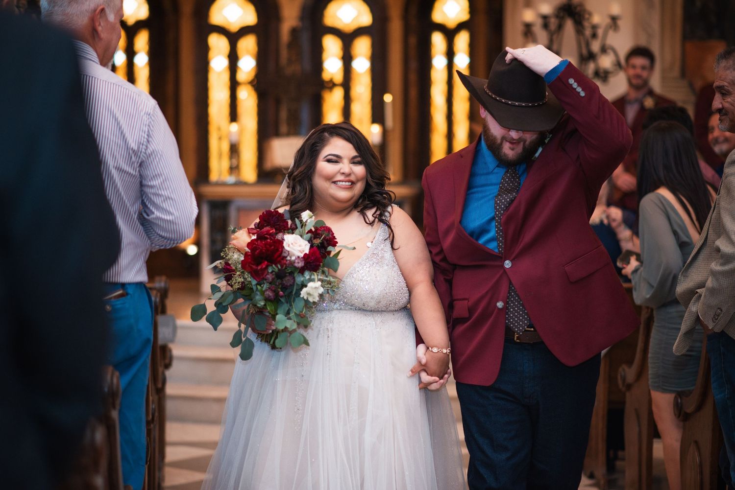 Walking down the aisle