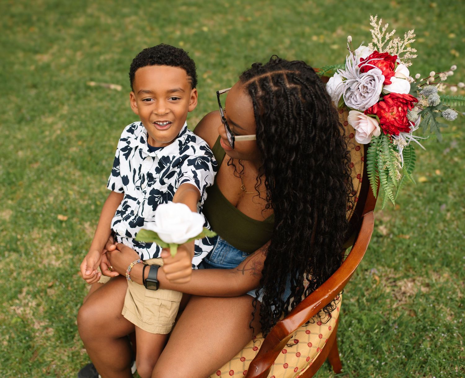 Mommy and Son Portraits