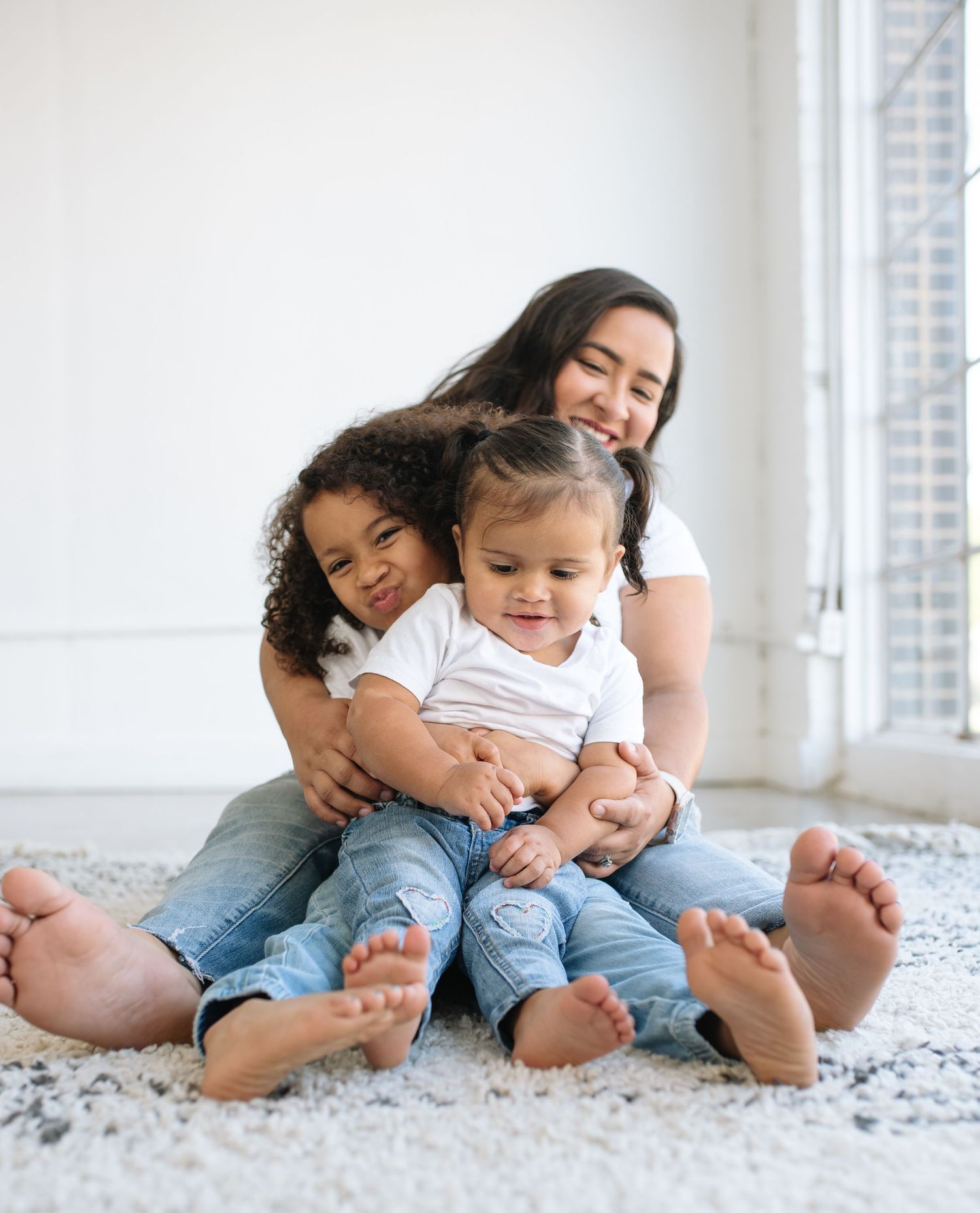 Natural light family session
